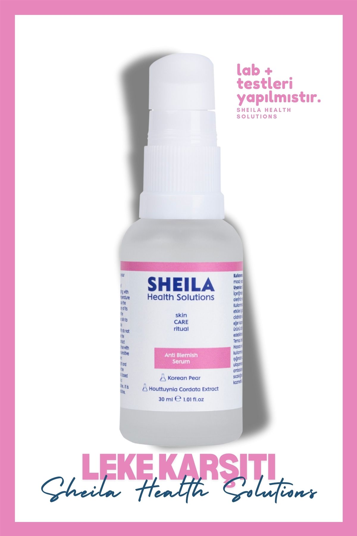 Sheila Health Solutions Leke Karşıtı Arbutin ve Aydınlatıcı Serum 30 ML Korean Pear Houttuynia Cordata Extract