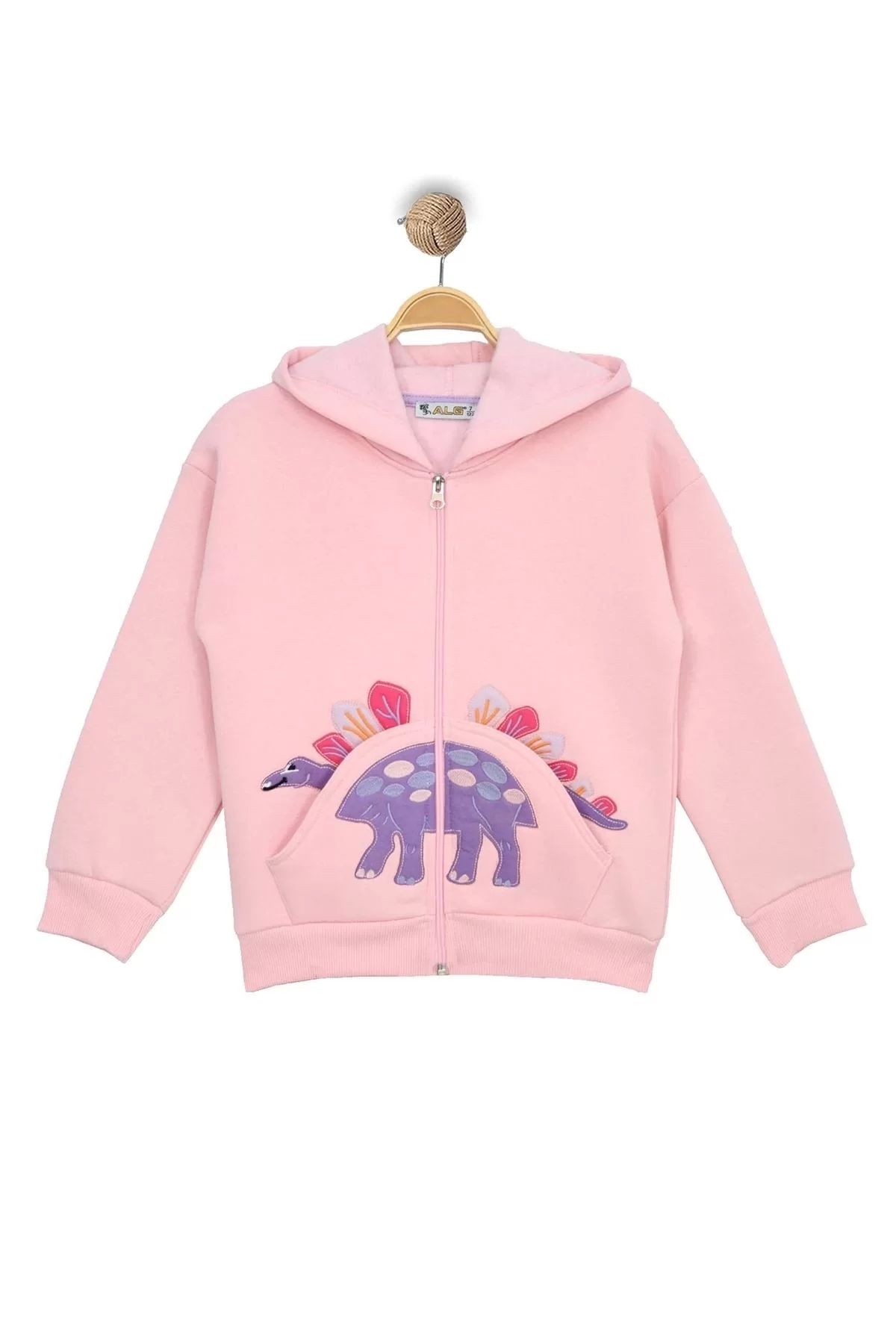 ufukmoda Çocuk Fermuarlı Üç İplik Sweat Pembe - 625429.1576.