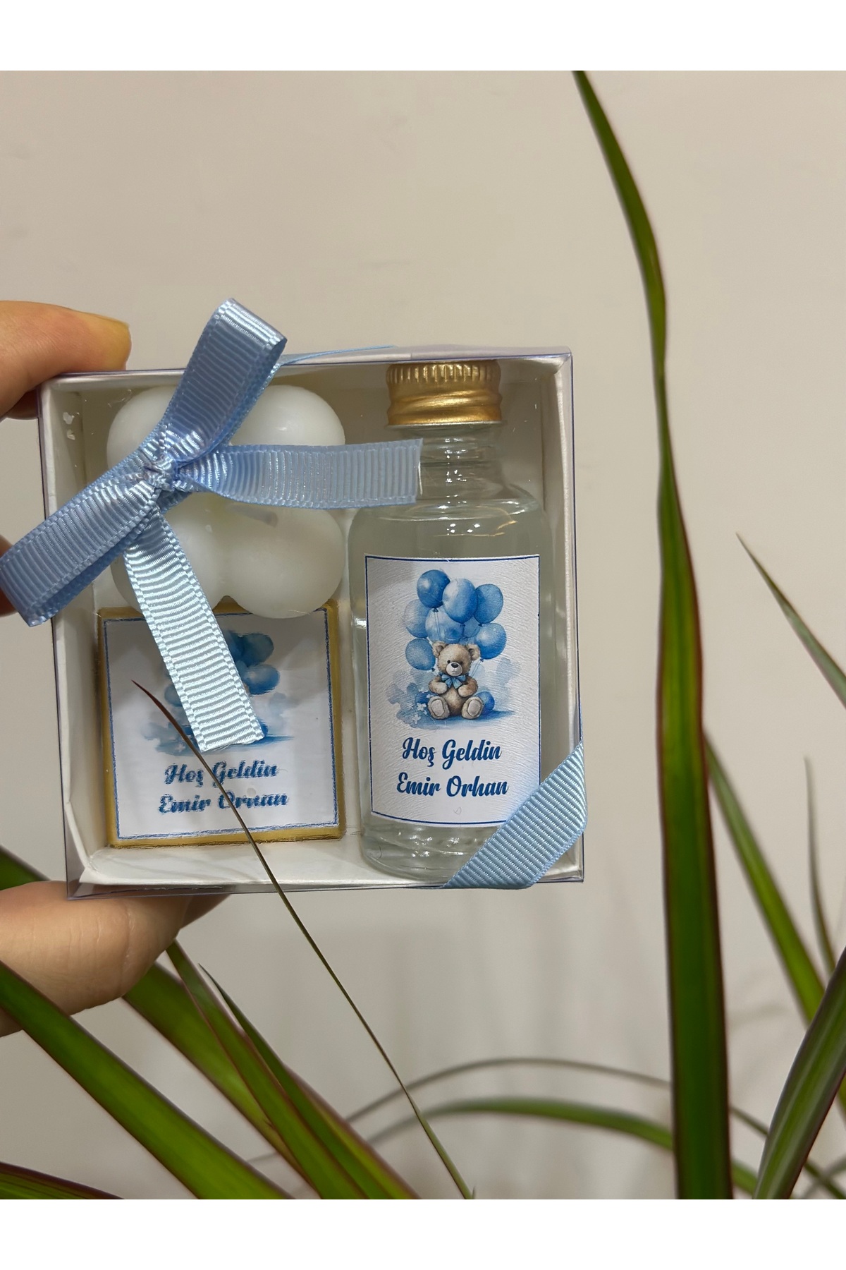 KRVTASARIM Kolonya Çikolata Mum Hediyelik Söz Nişan Kına Düğün Bebek Mevlidi 30 adet fotoğrafı 2 (önizleme)