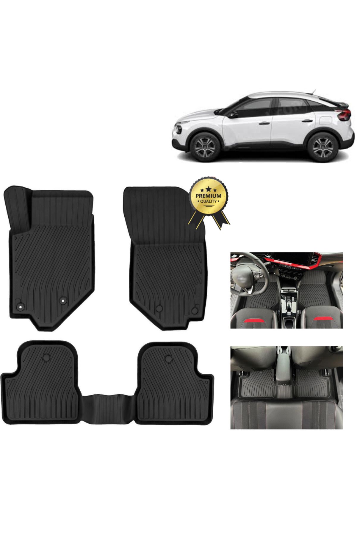 OtoTon Citroen C4 2025 Havuzlu Paspas (PREMİUM KALİTE)