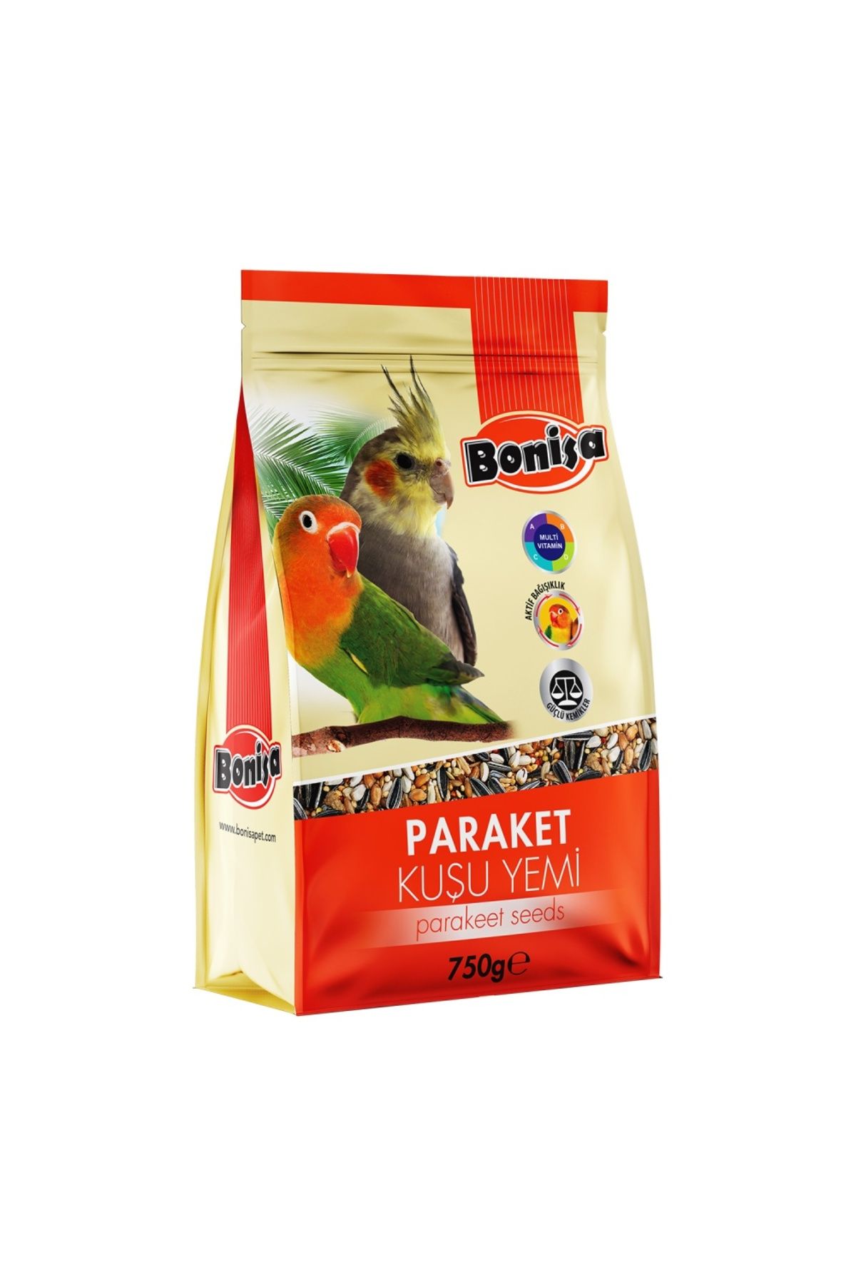 AtikCamp Bonisa Parakeet Kuş Yemi 750 Gr