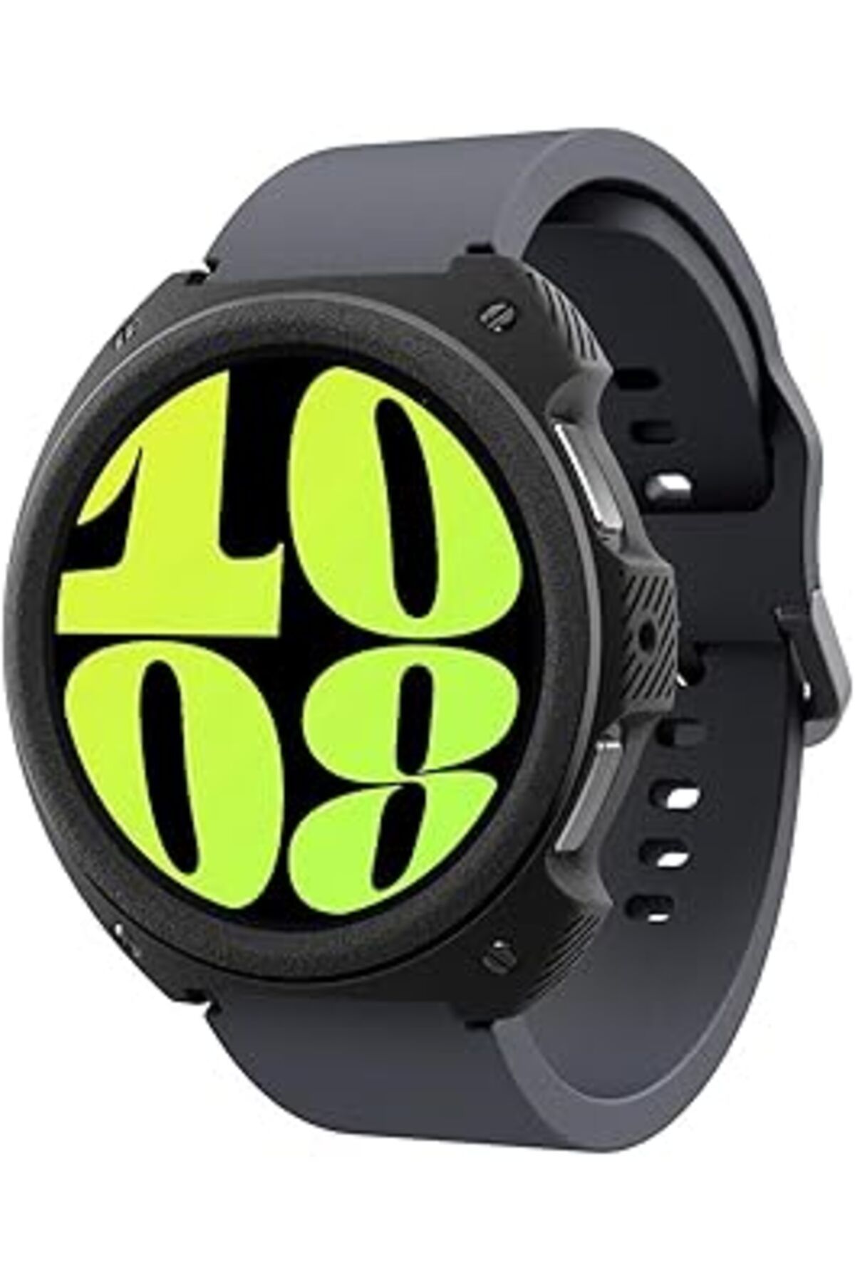 Epatim Caseology, Spigen Galaxy Watch 6 Classic (44Mm) Kılıf, Vault Matte Black - Acs06500, Mat Siyah