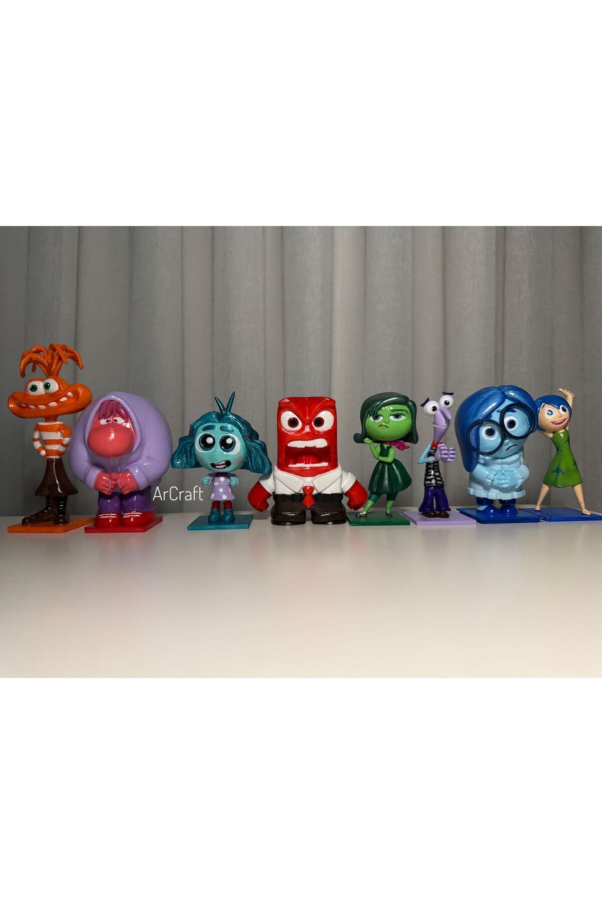 ArCraft Tersyüz (Inside Out) 3D Oyuncak Figür Seti