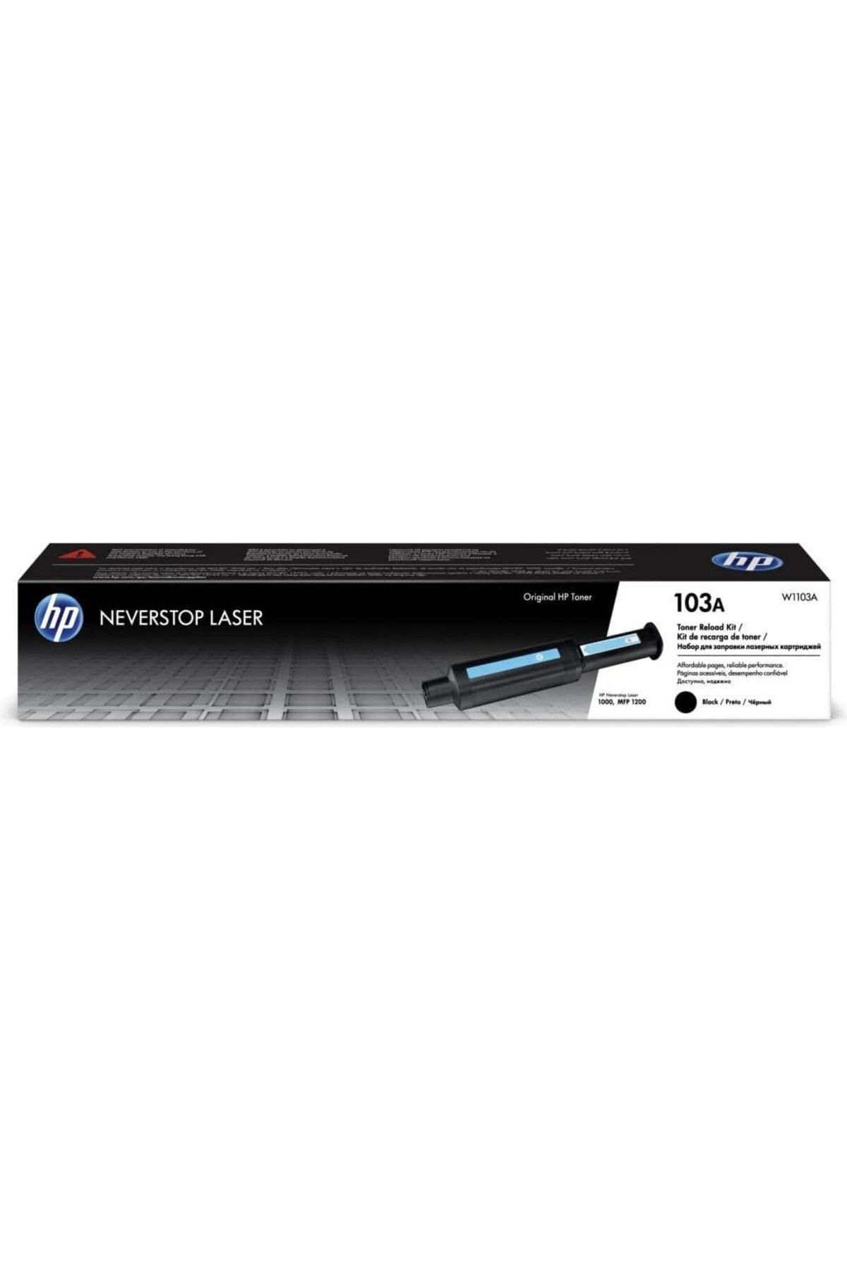 NcK 103A Neverstop Laser Toner Dolum Seti 2.500 Sayfa (W1103A), Siyah