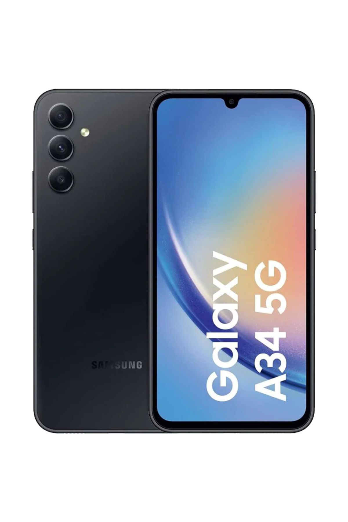 Samsung Yenilenmiş Samsung Galaxy A34 128 GB Siyah Cep Telefonu (12 Ay Garantili) - C Kalite