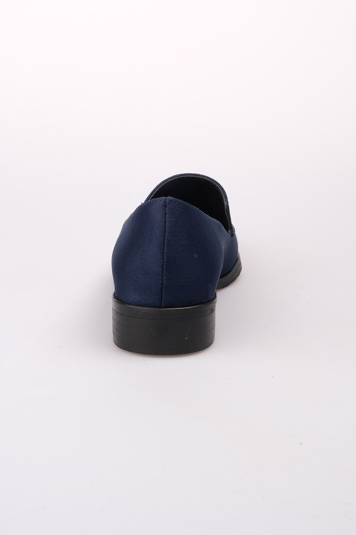 لوفر آبی زنانه کفش های آکسفورد Iris Navy Blue Color Suede Oxford Daily Flat Mio Gusto