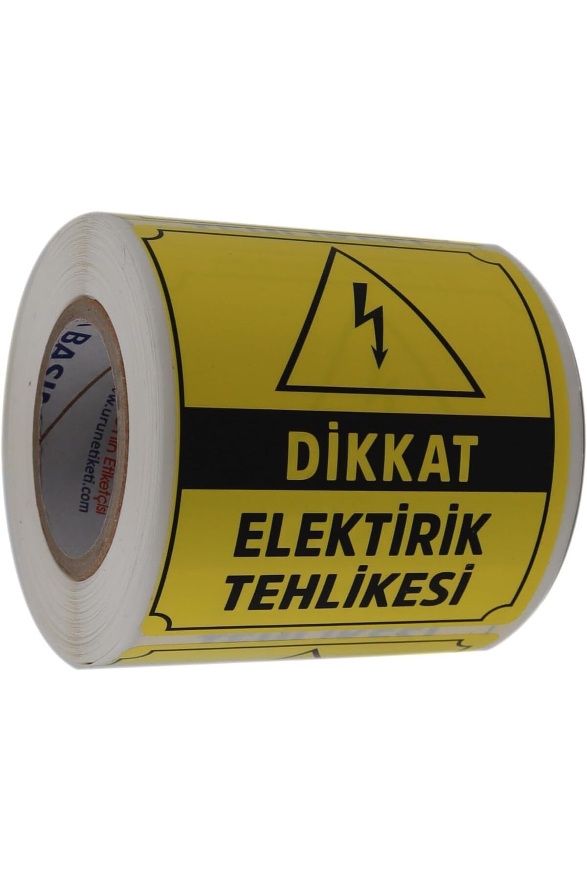 NcK etiketler , hazır al hızlı al Dikkat Elektirik Tehlikesi Etiketi 70mm X 80mm Ruloda 250 Adet