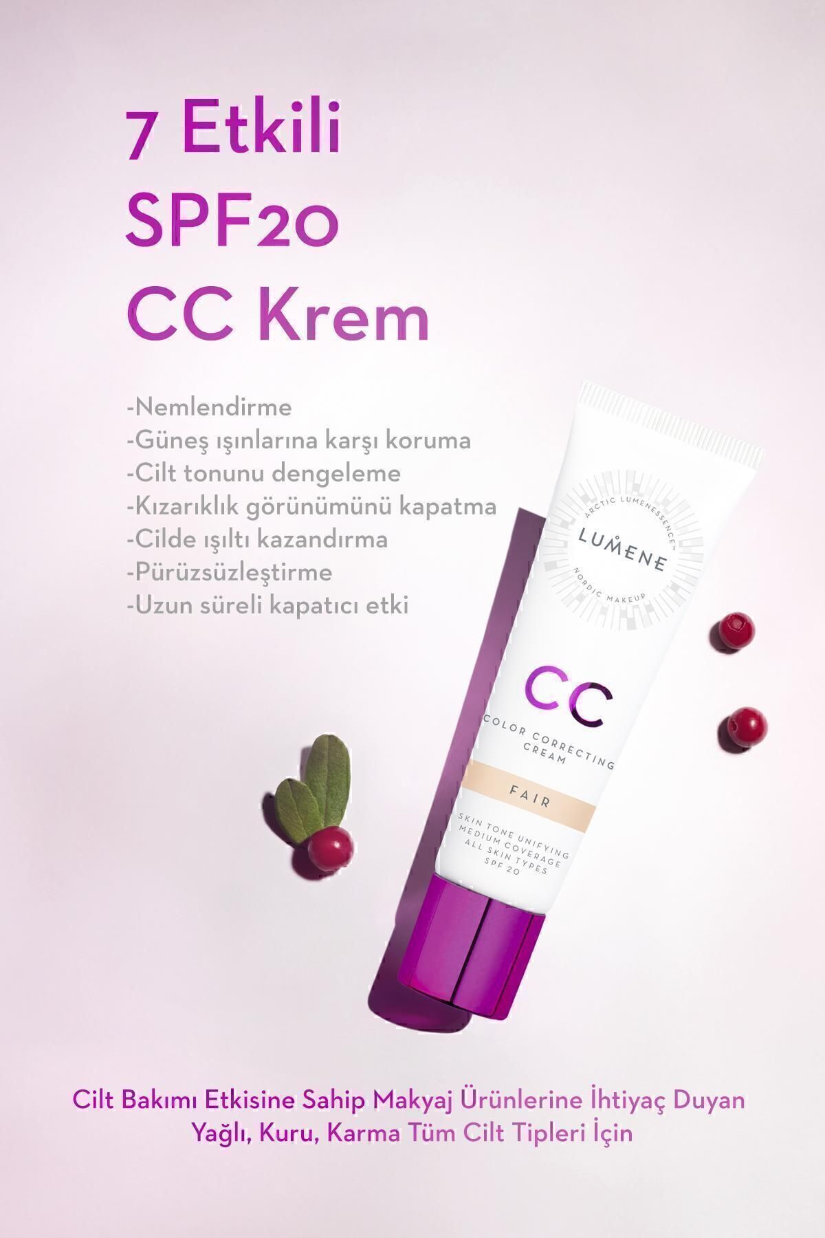 LUMENE-Cc Cream Exposed (Fai̇r) 30 ml – Concealer & Brightening, Spf 20 3