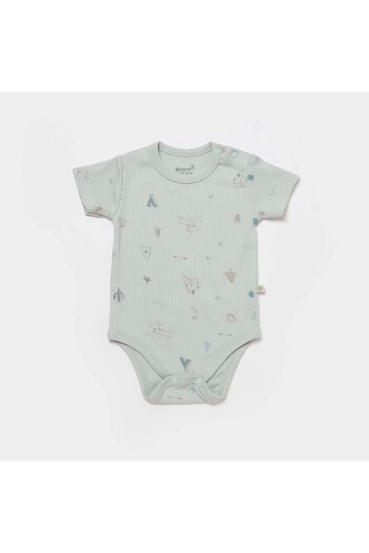 fevien Modal Happy Forest Bebek Body  Bej-mint