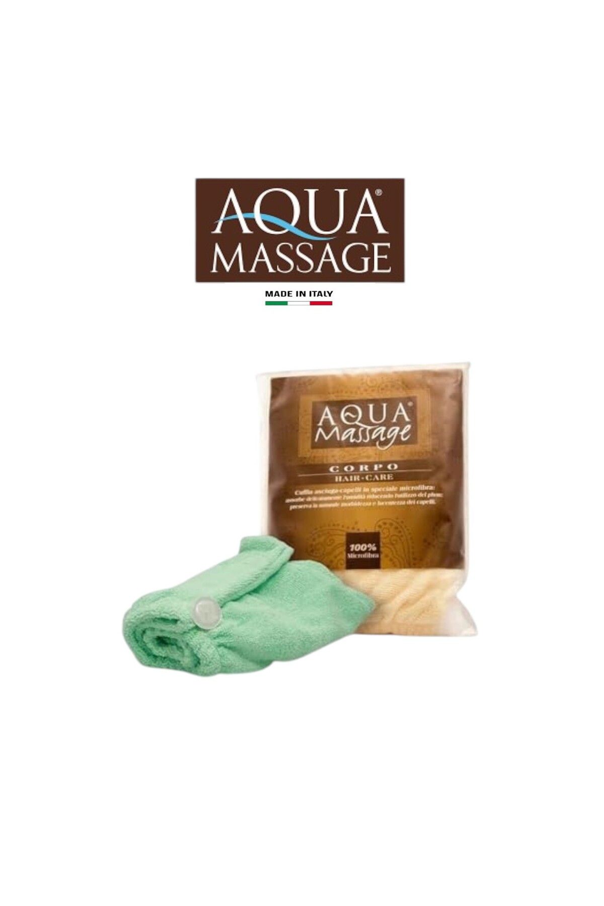 Aqua Massage-Corpo Hair Drying Towel – Super Absorbent & Gentle Microfiber 1