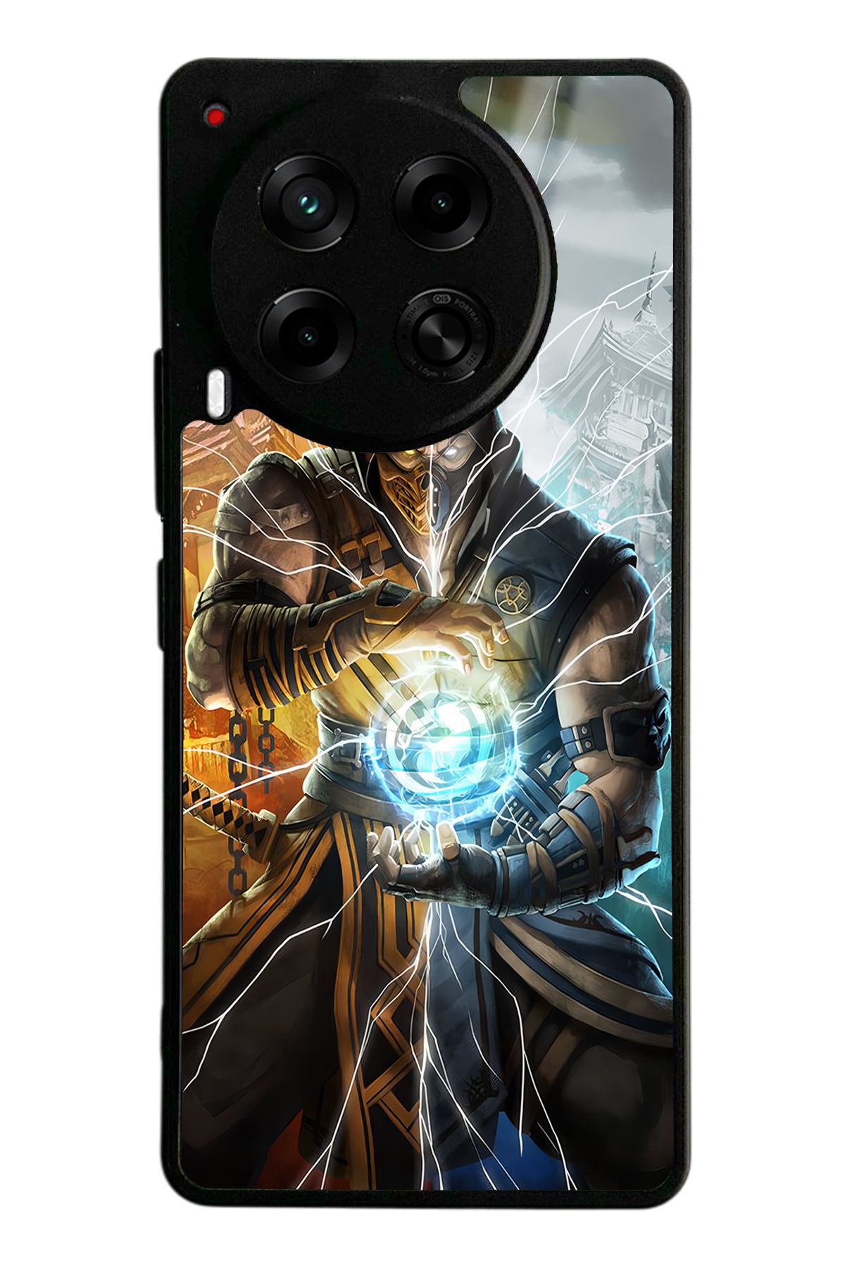 Spoyi Tecno Camon 30 Mortal Combat Tasarımlı Glossy Telefon Kılıfı