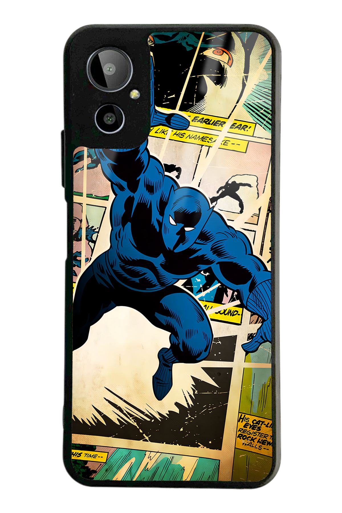 Spoyi Gm 23 SE Black Panther Kara Panter Tasarımlı Glossy Telefon Kılıfı