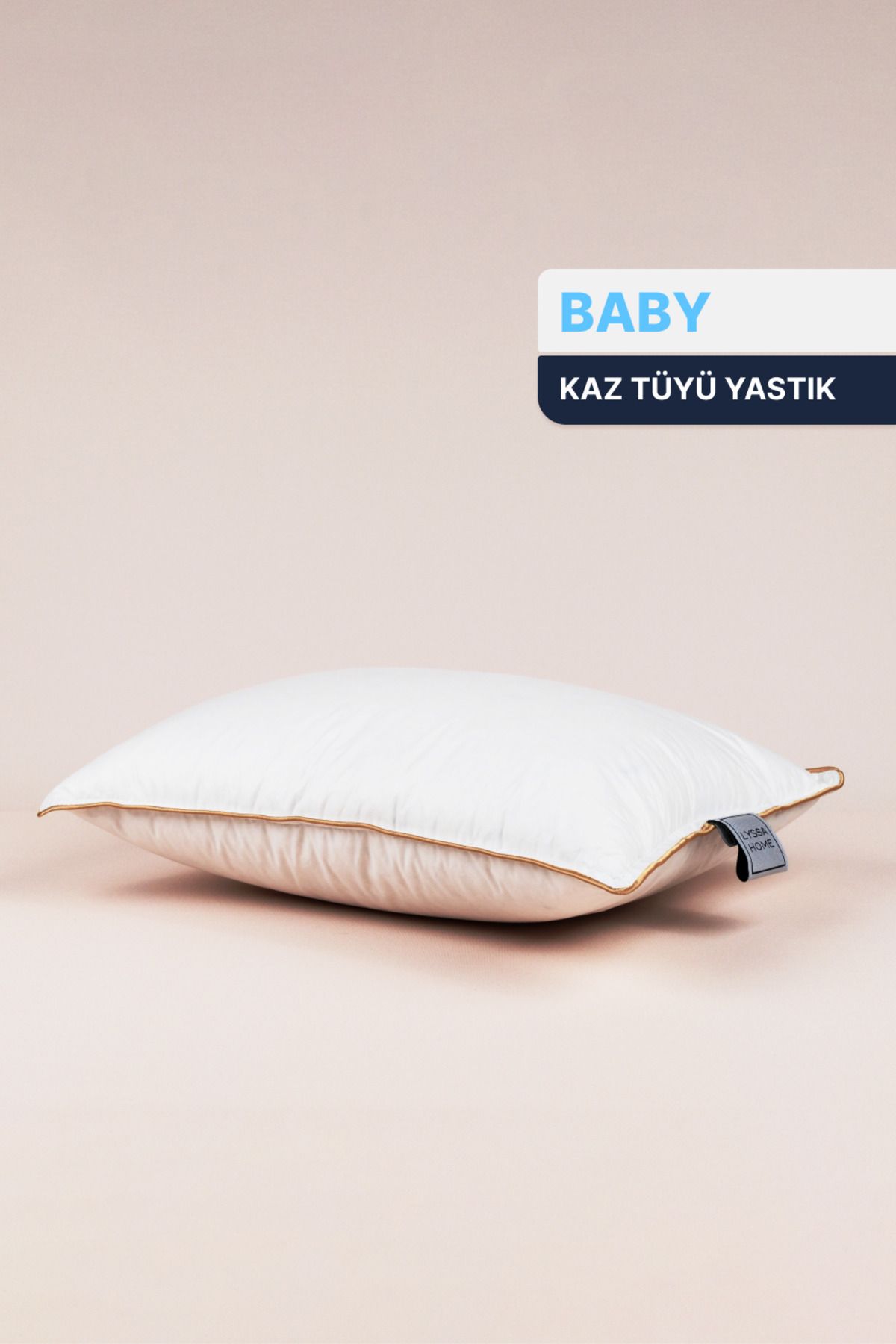 LYSSA HOME Baby %100 Kaz Tüyü Dolgulu Bebek Yastık