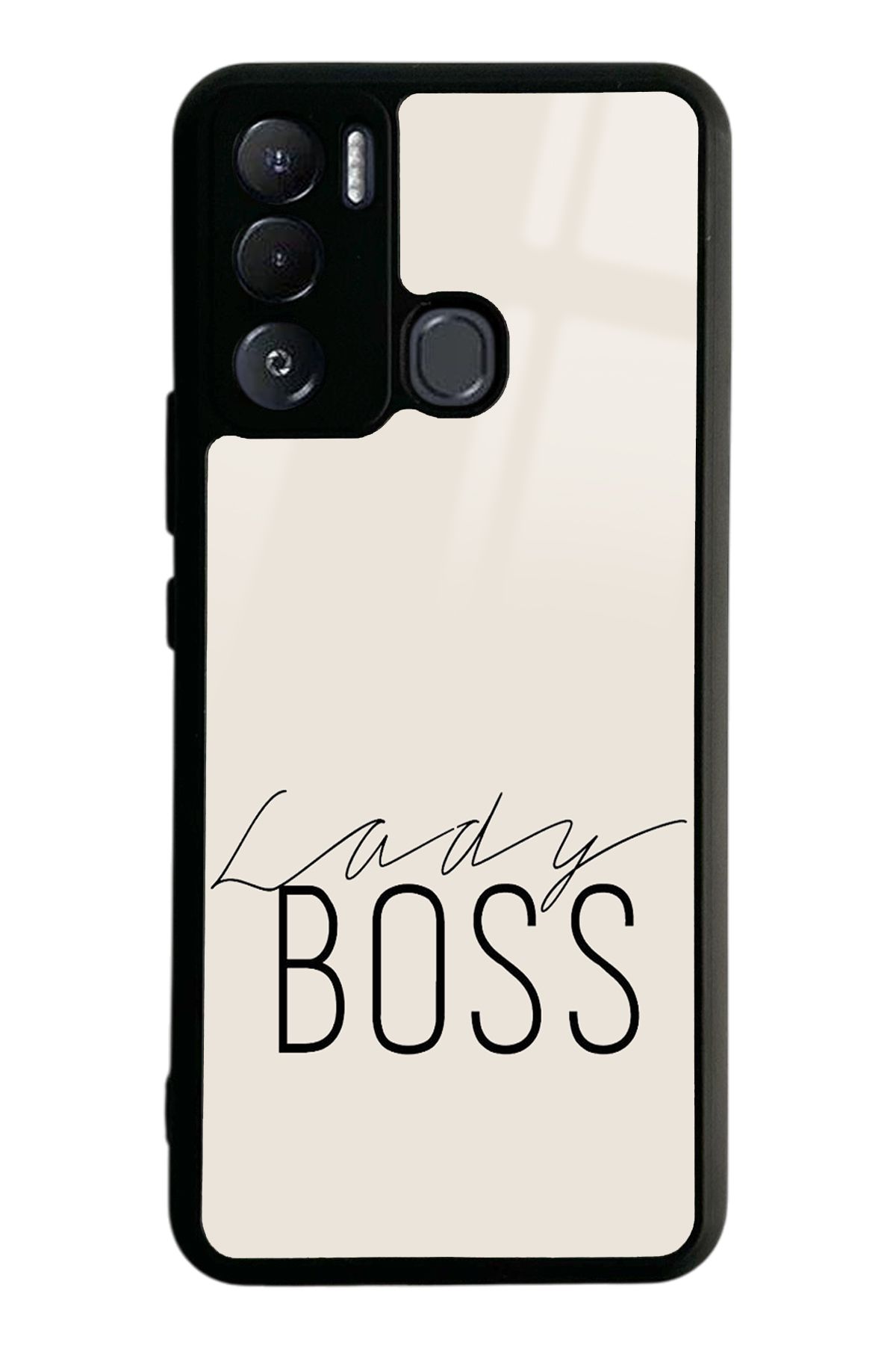 Spoyi Tecno Pova Neo Lady Boss Tasarımlı Glossy Telefon Kılıfı