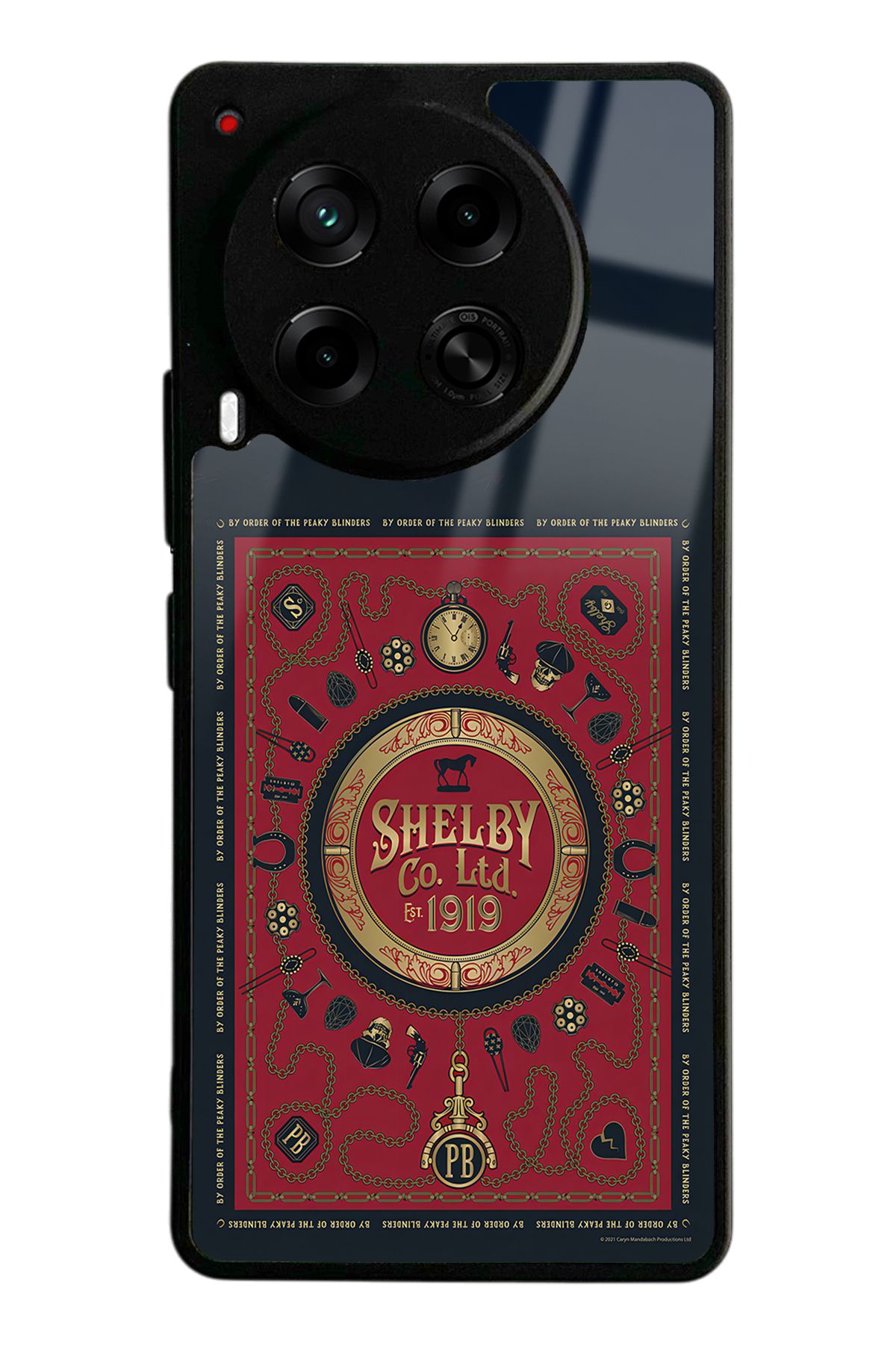 Spoyi Tecno Camon 30 Peaky Blinders Shelby Co, Tasarımlı Glossy Telefon Kılıfı