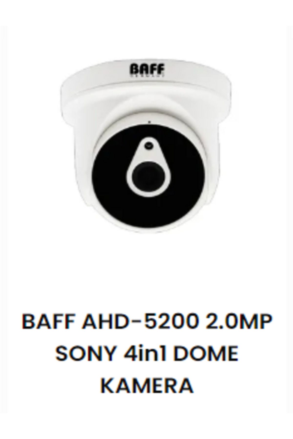 Baff 5200 2mp 3.6mm Lens Dome Kamera