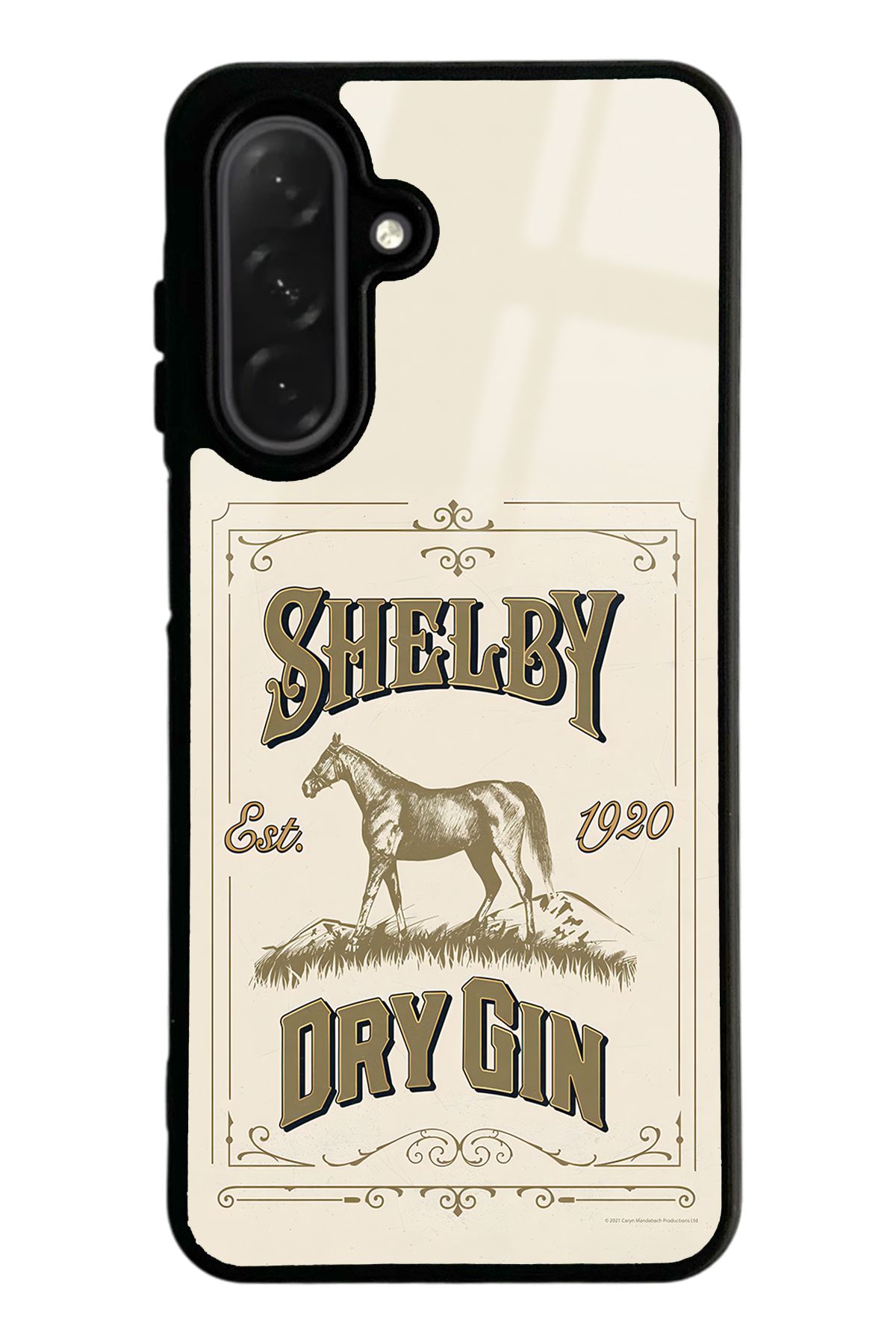 Spoyi Samsung A26 Peaky Blinders Shelby Dry Gin Tasarımlı Glossy Telefon Kılıfı