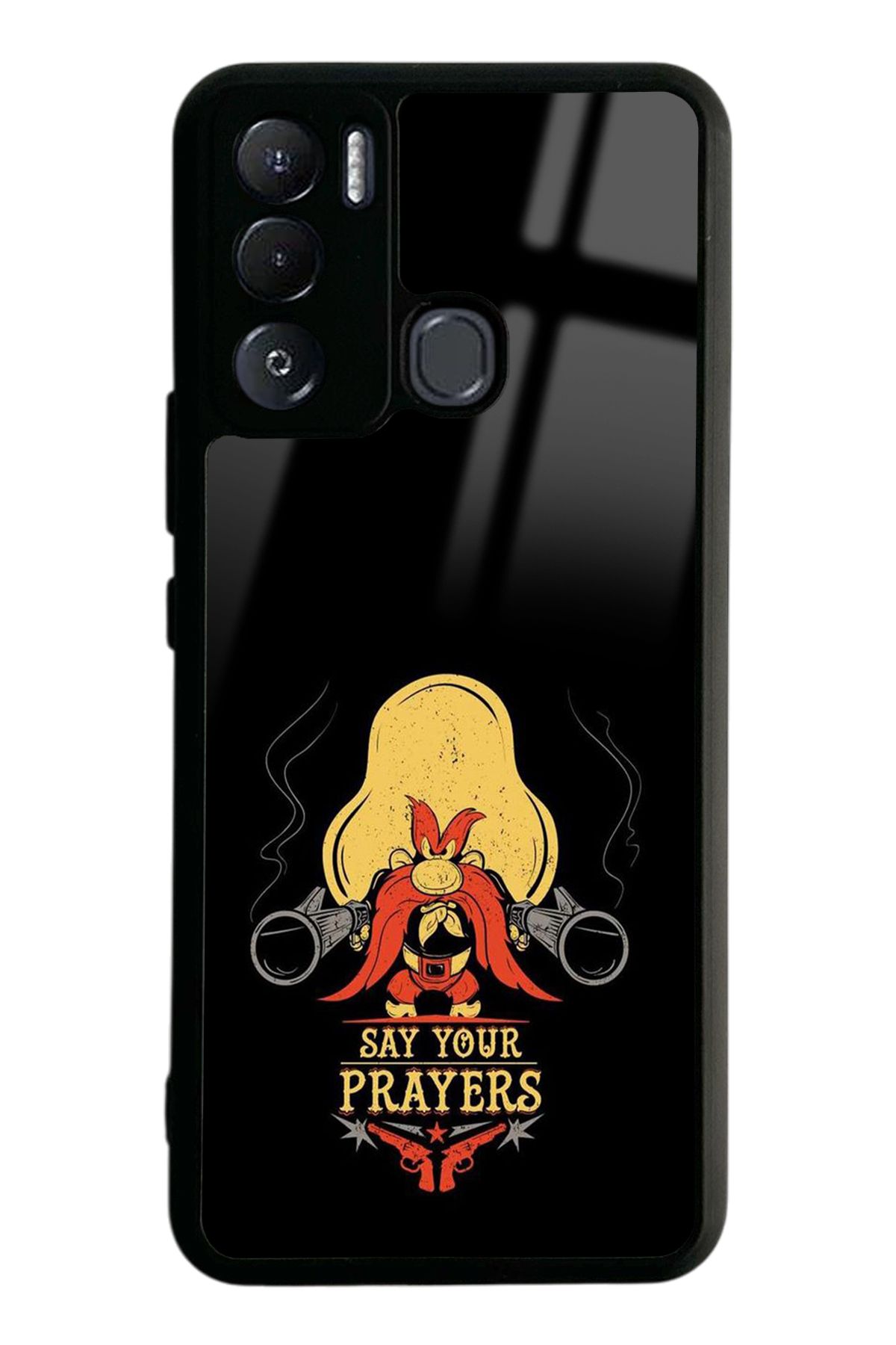 Spoyi Tecno Pova Neo Say Your Prayers Tasarımlı Glossy Telefon Kılıfı