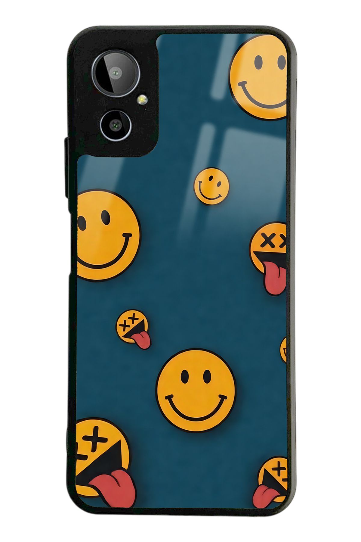 Spoyi Gm 23 SE Retro Emoji Tasarımlı Glossy Telefon Kılıfı