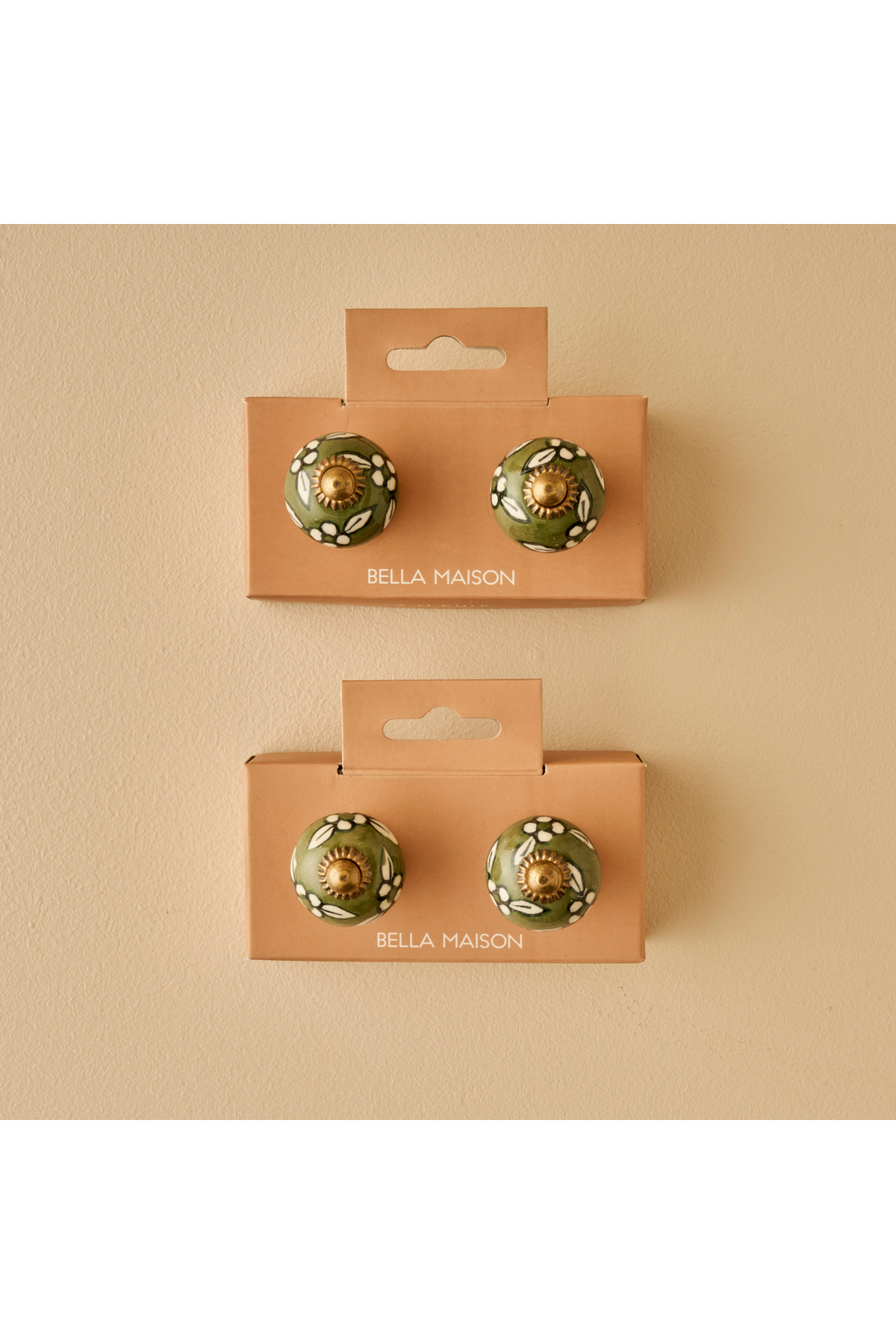 Bella Maison Milo Kulp 4'lü Yeşil (6,5x3x3 cm)