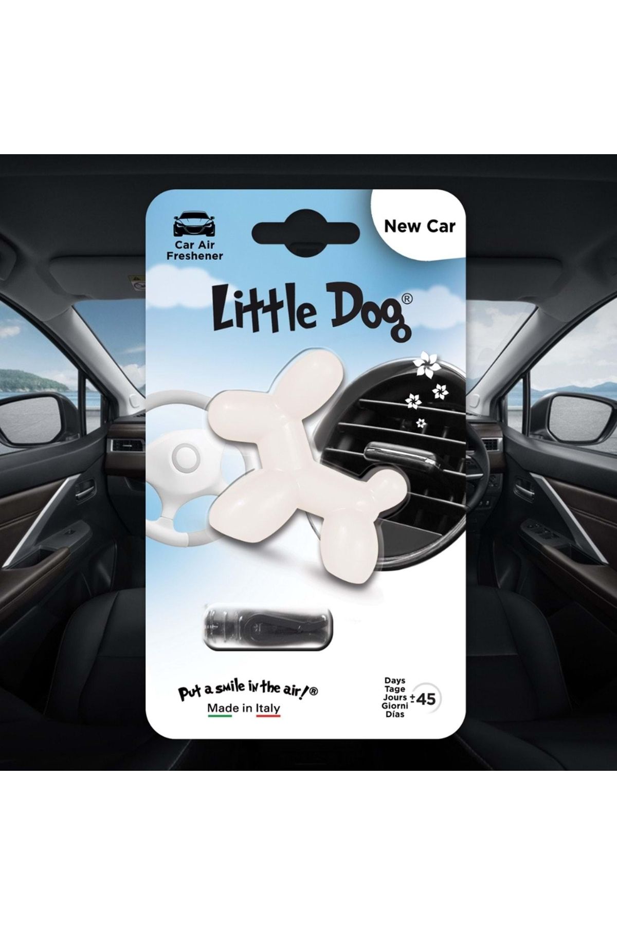 LİTTLEJOYS Little Joe Little Dog Yeni Araç Kokusu (New Car) -45 Gün -Oto Kokusu Kalıcı Klima Parfüm