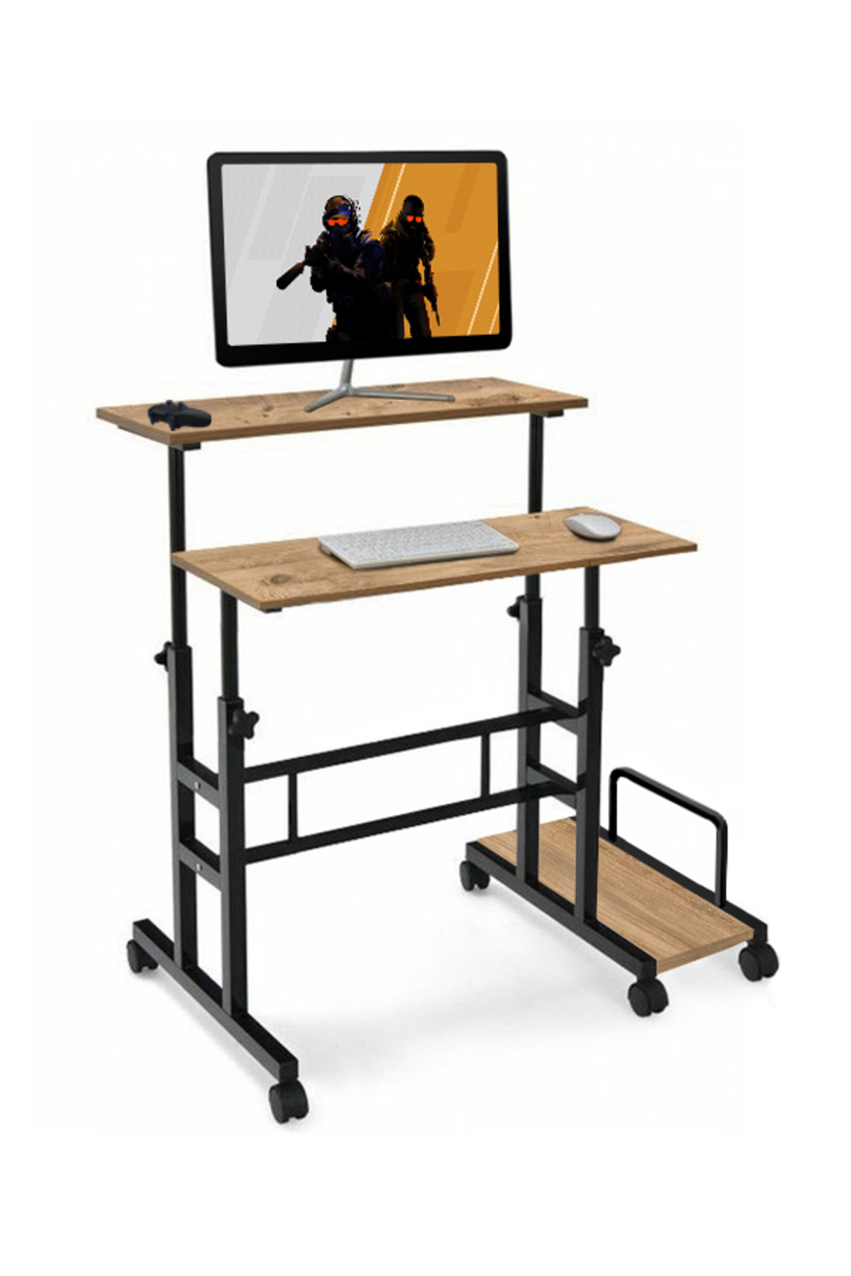 servetavcı Ryan Oyuncu Masası - 80x60 Atlantik Çam