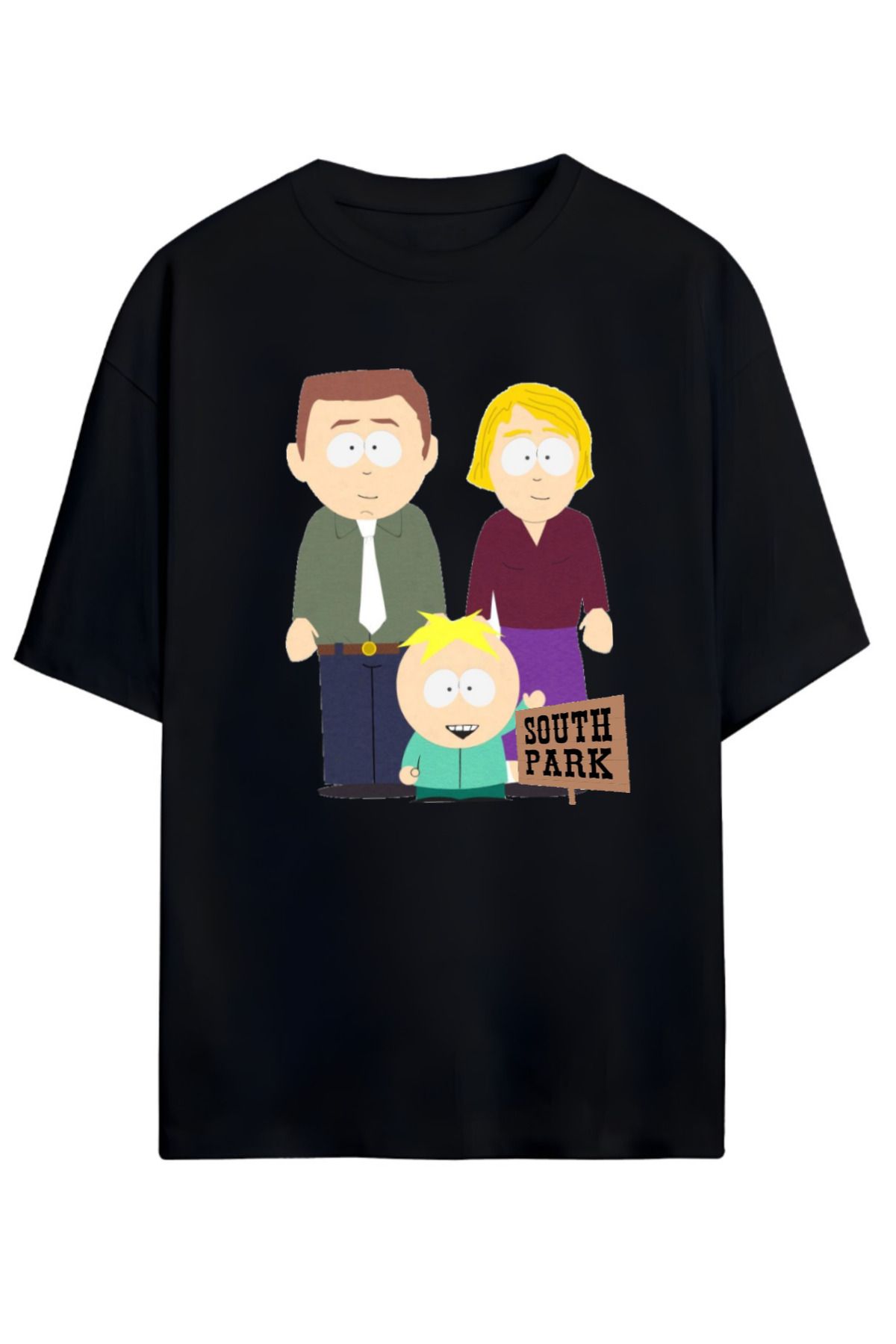 MAGORS SOUTH PARK TASARIMLI UNISEX YENİ SEZON OVERSIZE PAMUKLU  T-SHIRT