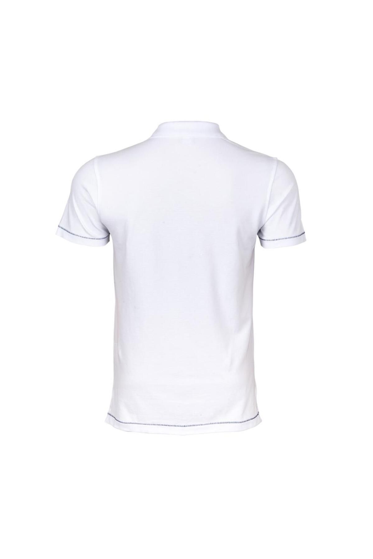 ANEMOSS-Anchor Weißes Poloshirt für Herren 2