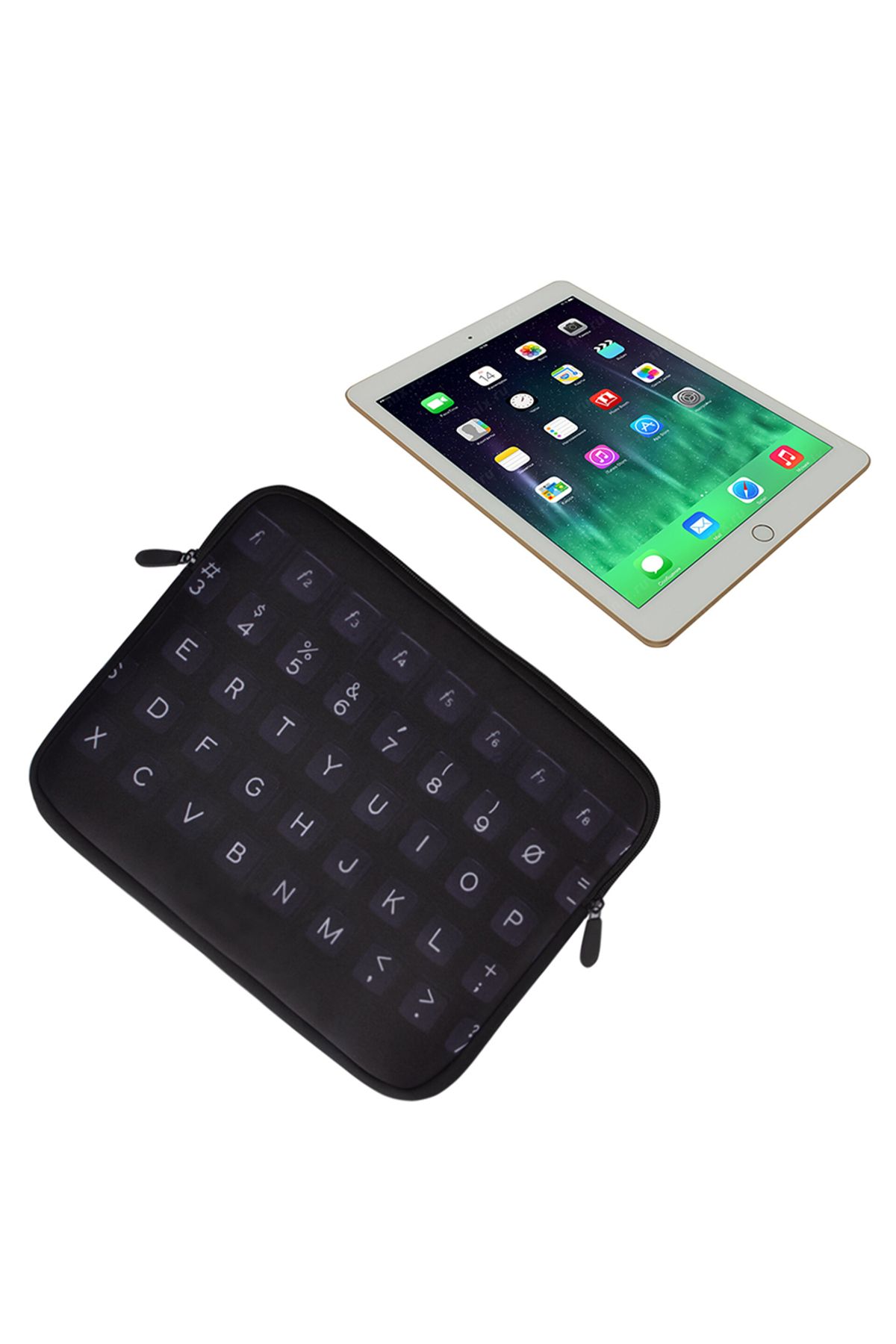 NEKTAR-Black Neoprene Tablet - Case and Keyboard Set 3