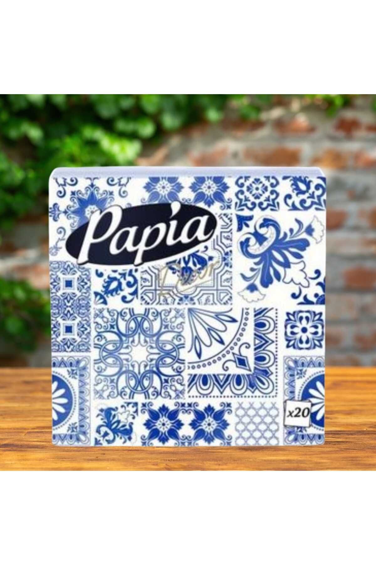 Mask-Papi a Decor Napkin 20 Sheets Set of 3 4