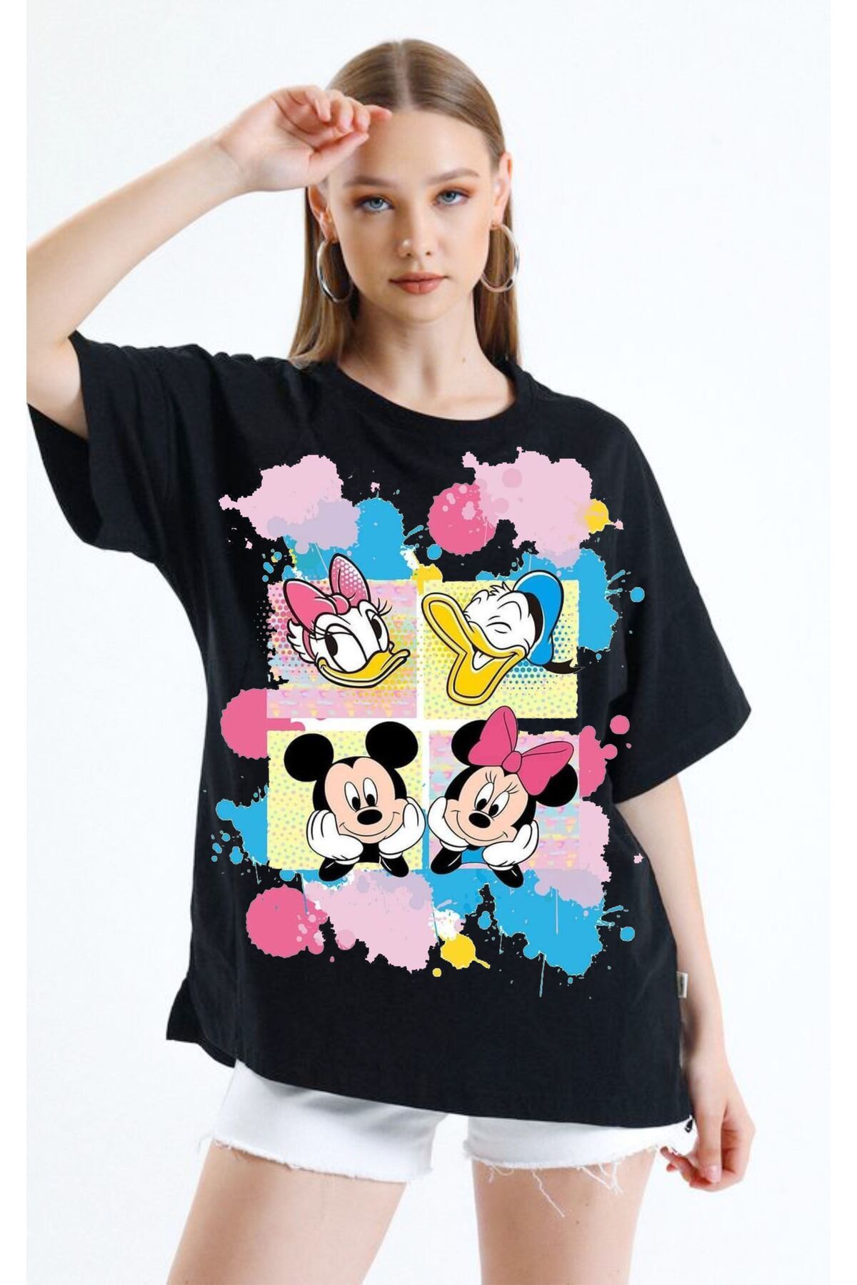 NADİR SHOPPİNG Disneyland karakterli Baskılı Tshirt