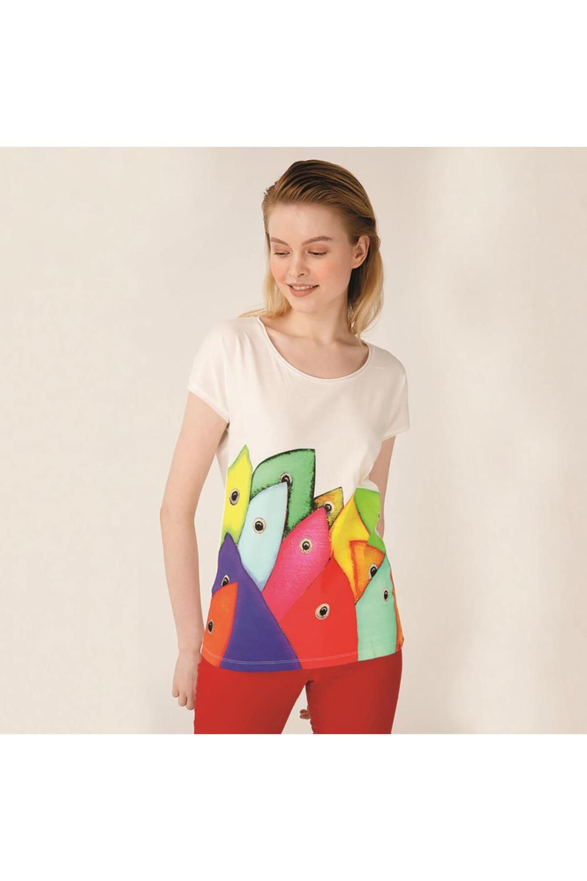 Biggdesign-Tricou pentru femei Abundance Fish 6