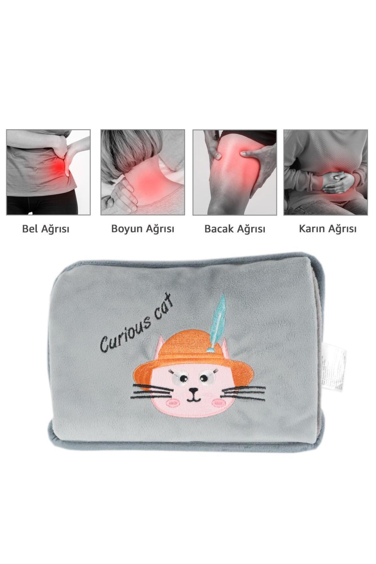 Biggdesign-Elektrischer Heißwasserbeutel „Cats Curious Cat“. 7