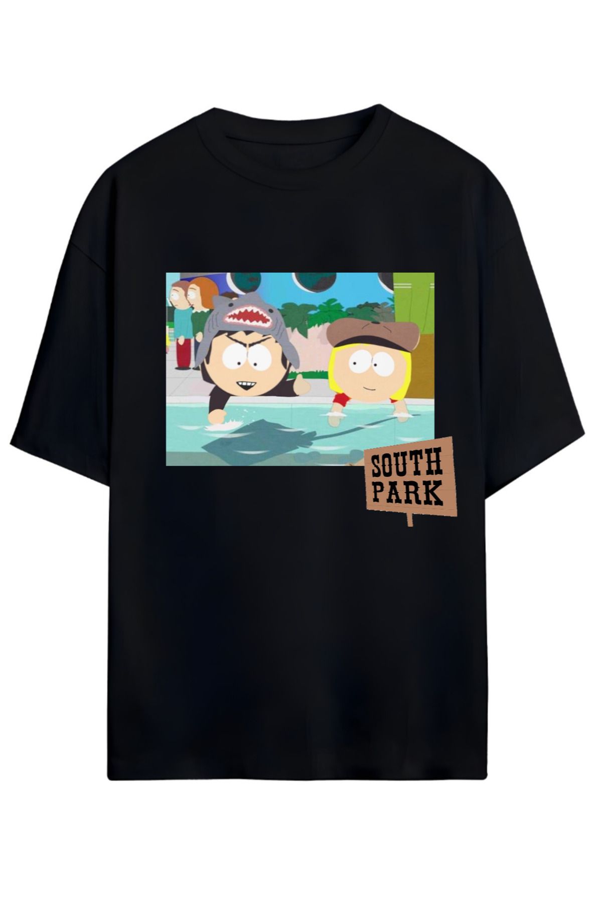 MAGORS SOUTH PARK TASARIMLI UNISEX YENİ SEZON OVERSIZE PAMUKLU  T-SHIRT