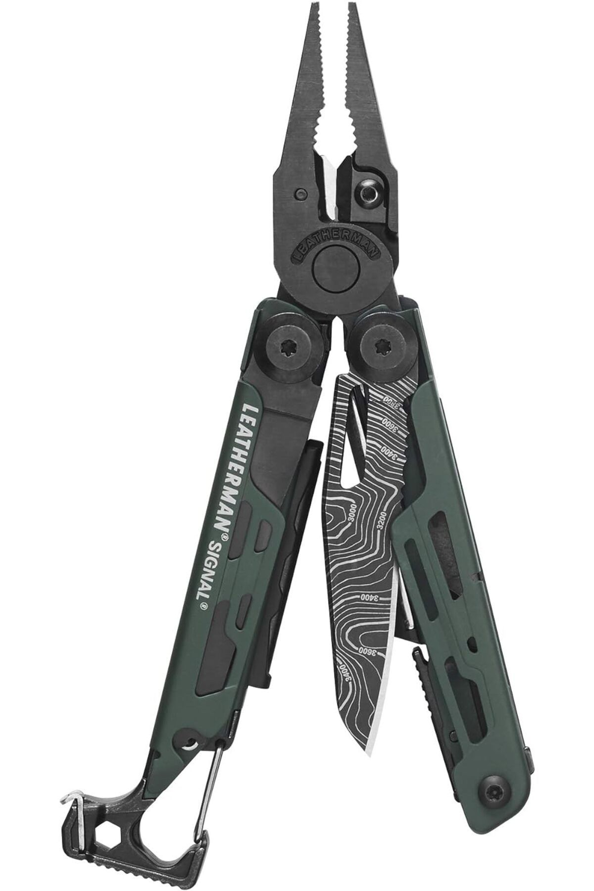 NcK Signal Multitool - Green Topo Blade