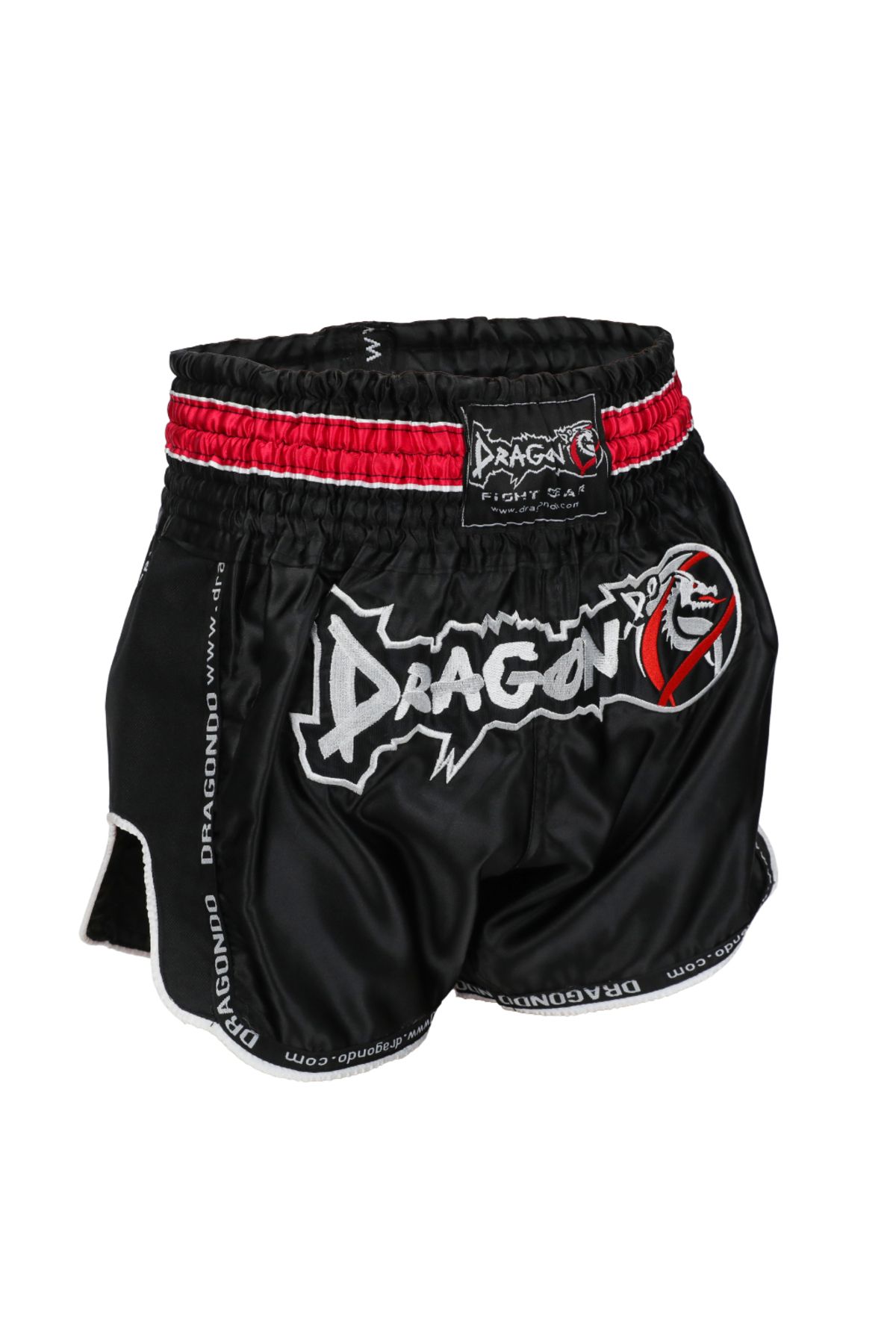 MT3075 Retro NEO Muaythai Şortu Siyah Retro Muay Thai Şort - 2
