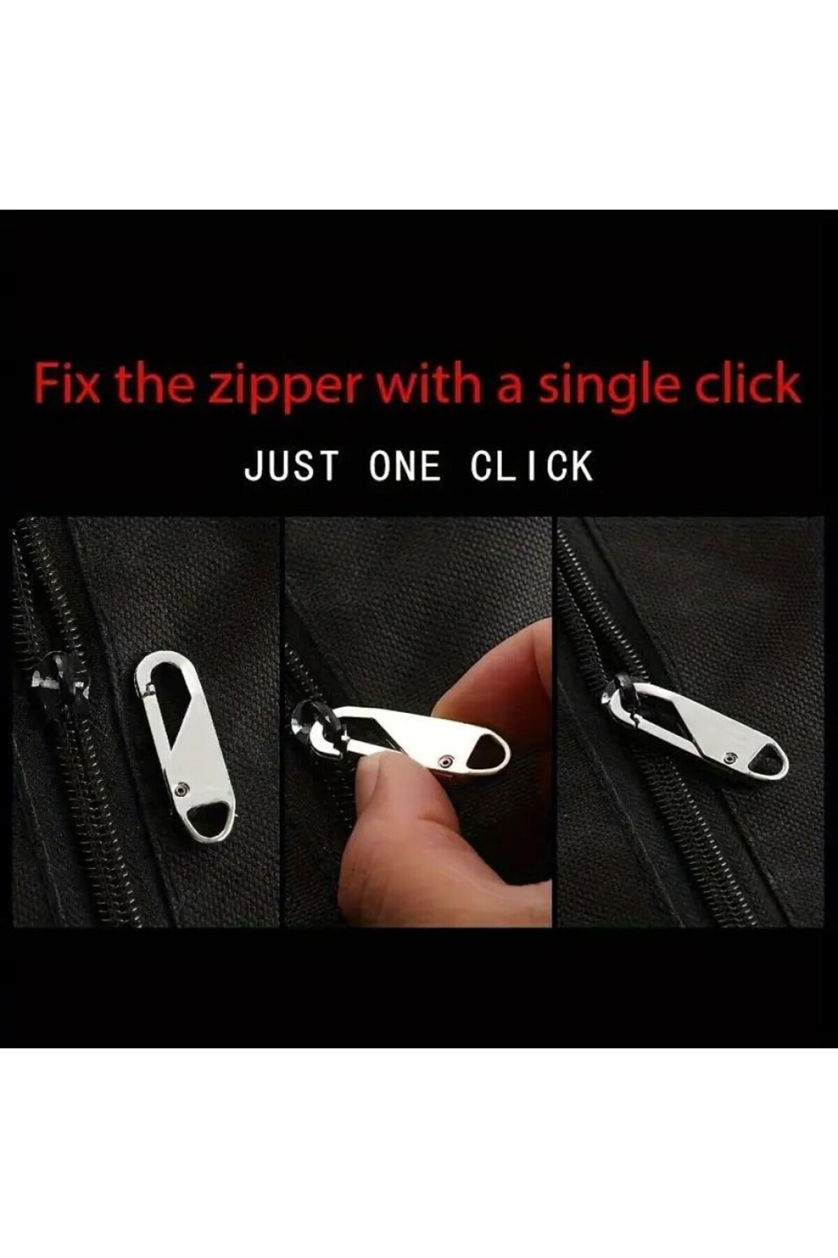 Tahtakale Dünyası-3Pcs Button Cap for Ruptured Zipper Snap Zipper Strap Button Attachment Suitcase Coat Bag Zipper 2