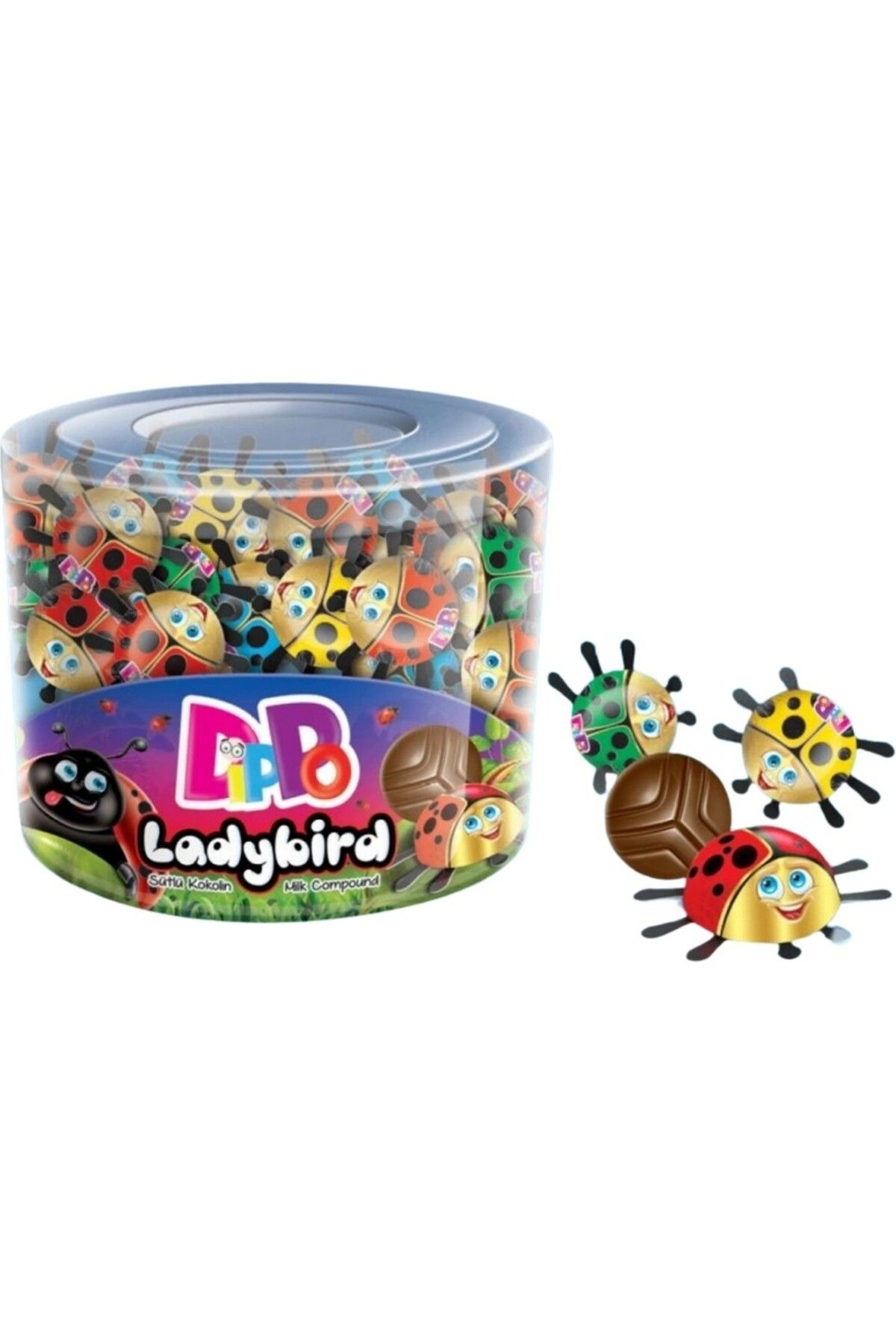 DİPPO Dippo Ladybirds Çikolata 5 gr 100 Adet