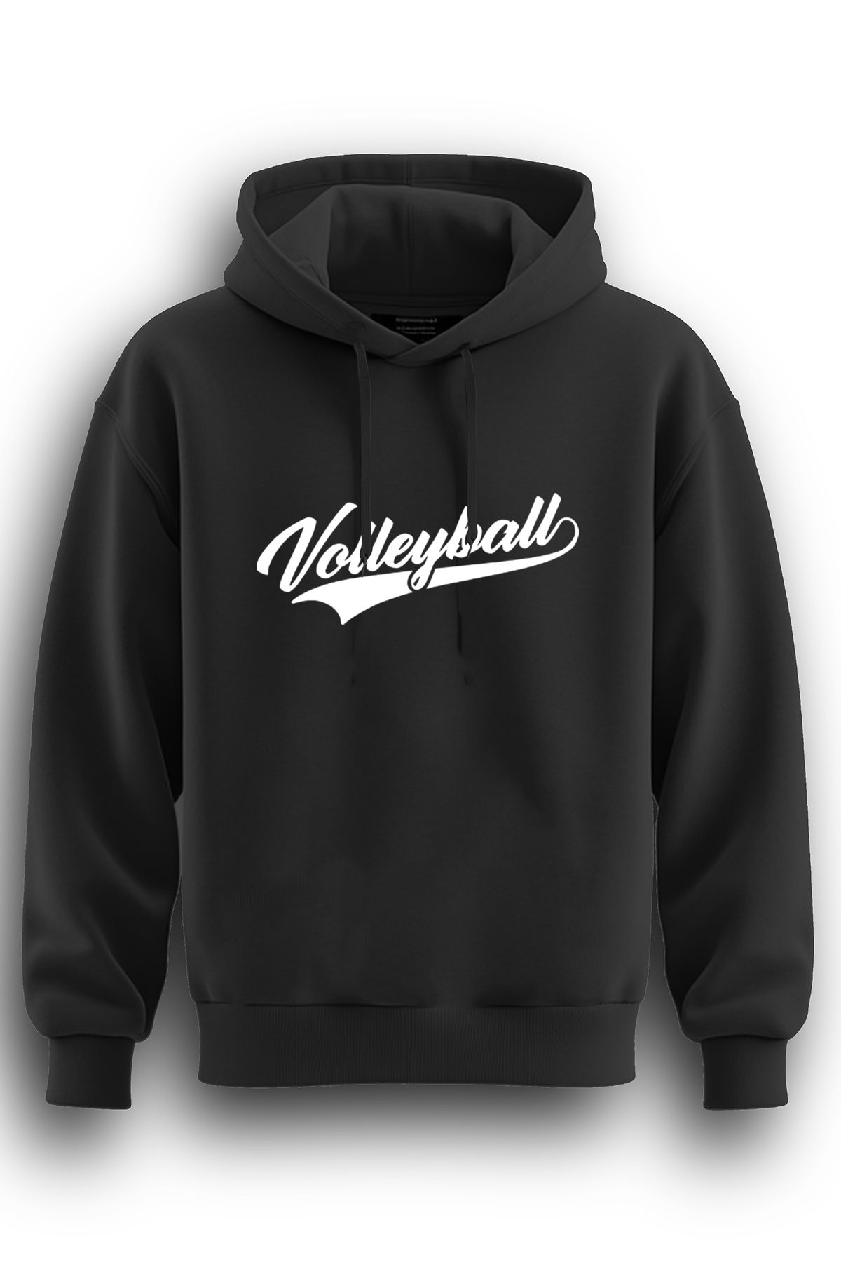 TOP GLORY Baskılı  Sweatshirt Kapüşonlu 3 iplik Hoodie Volleyball Sweat