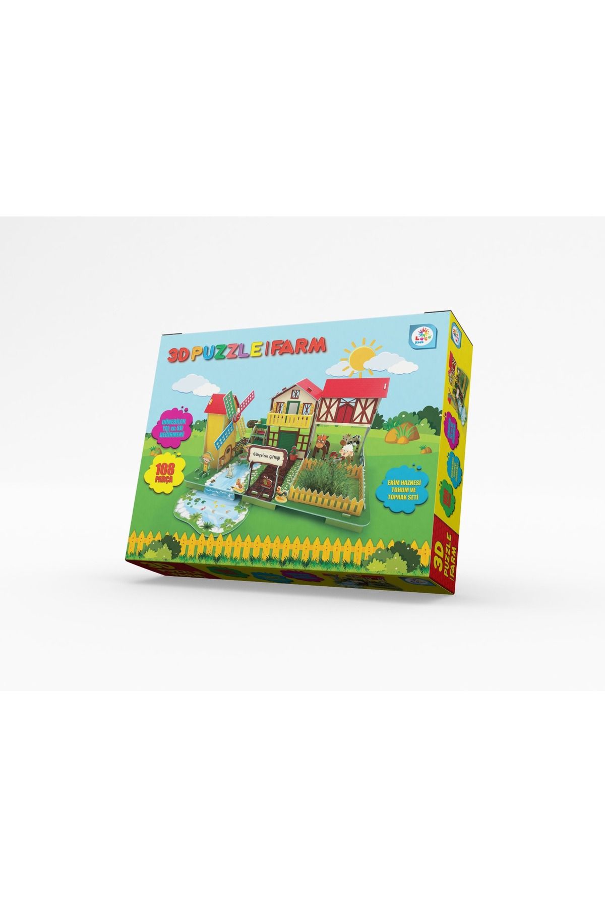 LAÇO KİDS 3D ÇİFTLİK PUZZLE