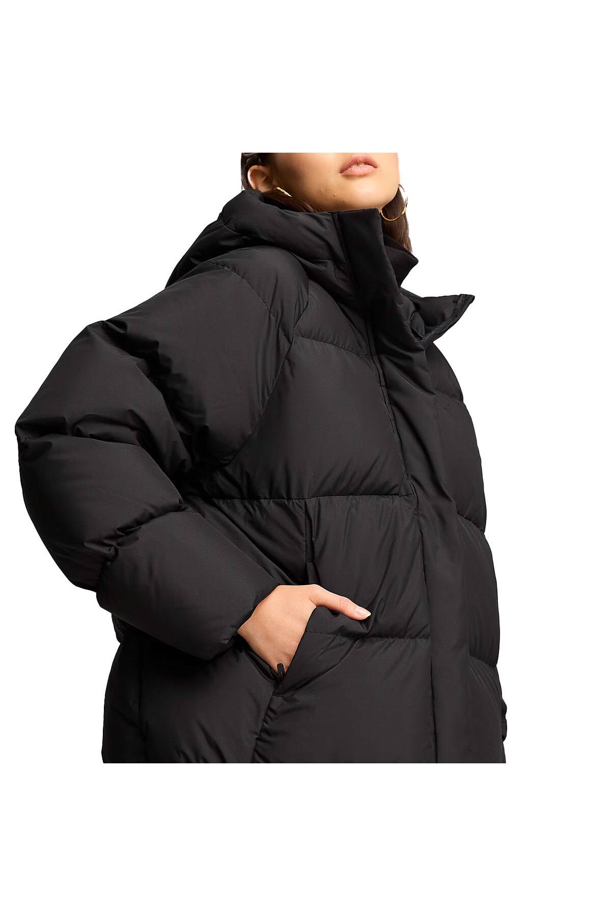 Puma Down Puffer Kadın Siyah Günlük Stil Mont 62648701 görsel 5