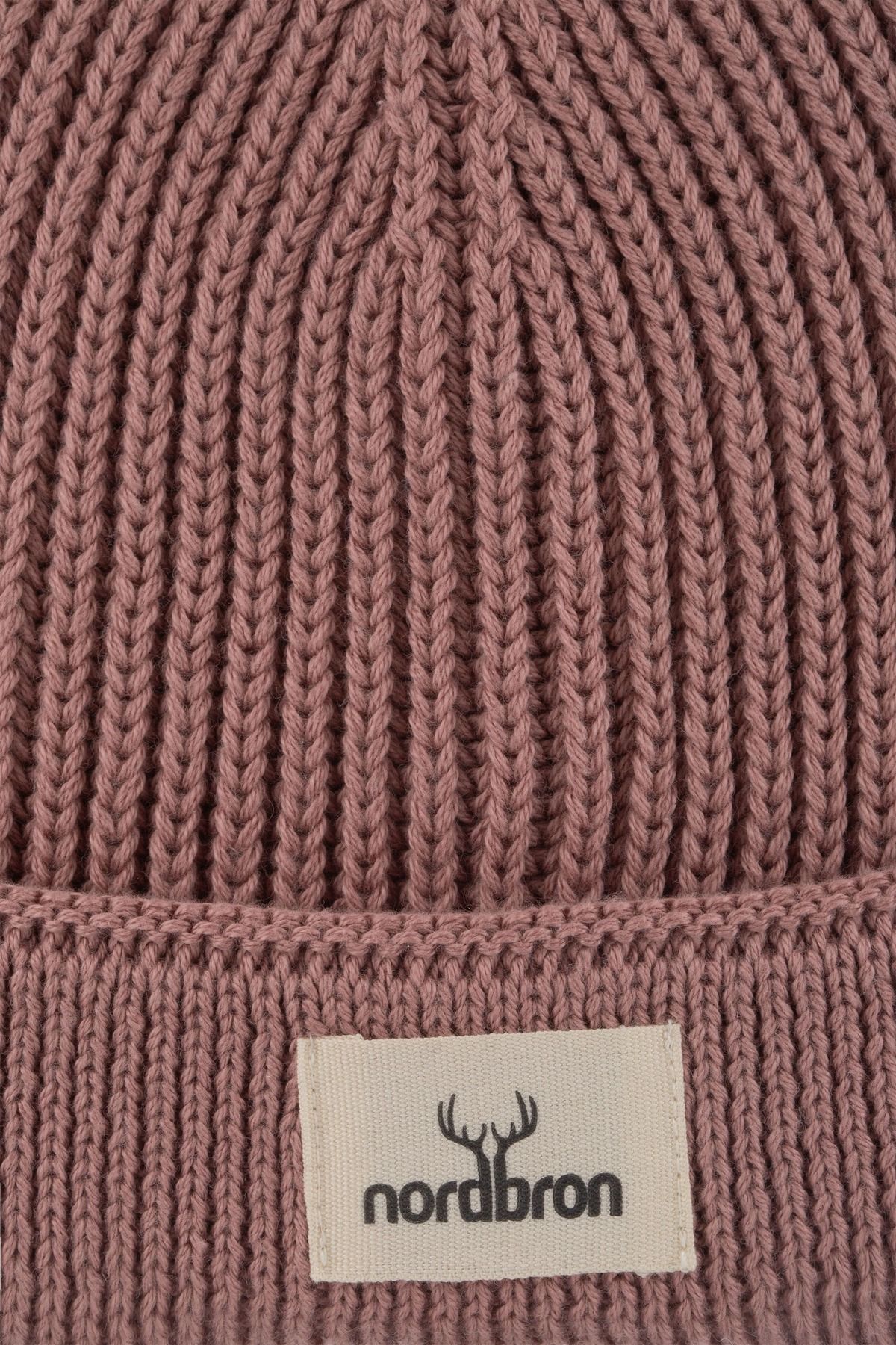 Nordbron-Tricotaj unisex Beanie Cuat cu model de trandafiri ușoare - bumbac moale, pliu dublu flexibil, logo de iarnă 6