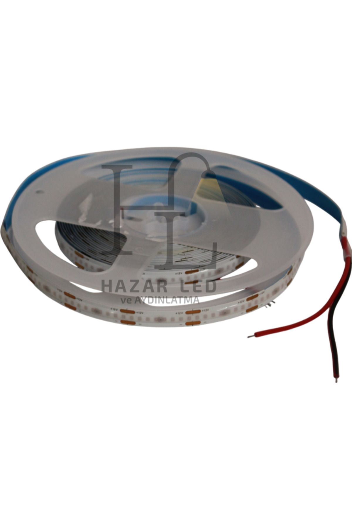 Hazar Led 12V 8MM 320 Ledli Esnek Cob Şerit Led Yeşil IP20 5 Metre