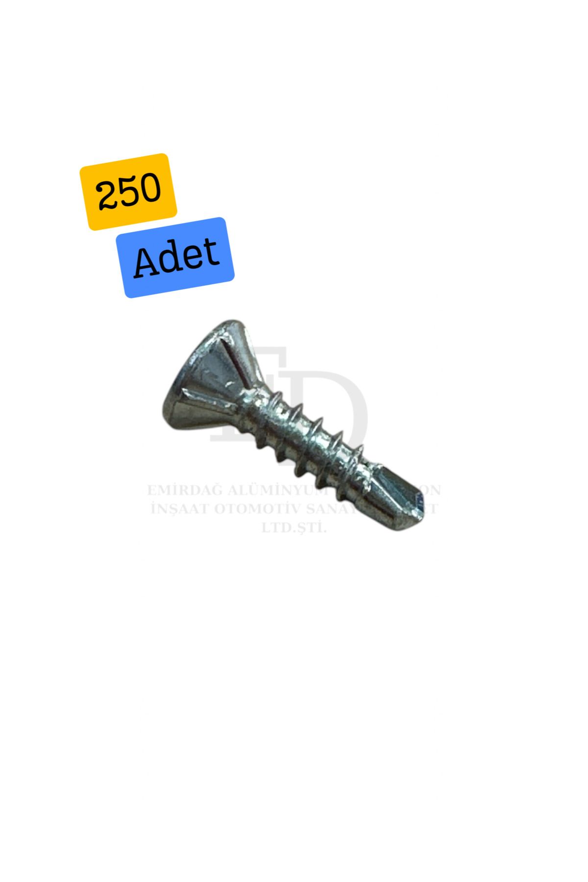 Std 250 Adet 3,9x16 matkap uçlu akıllı vida