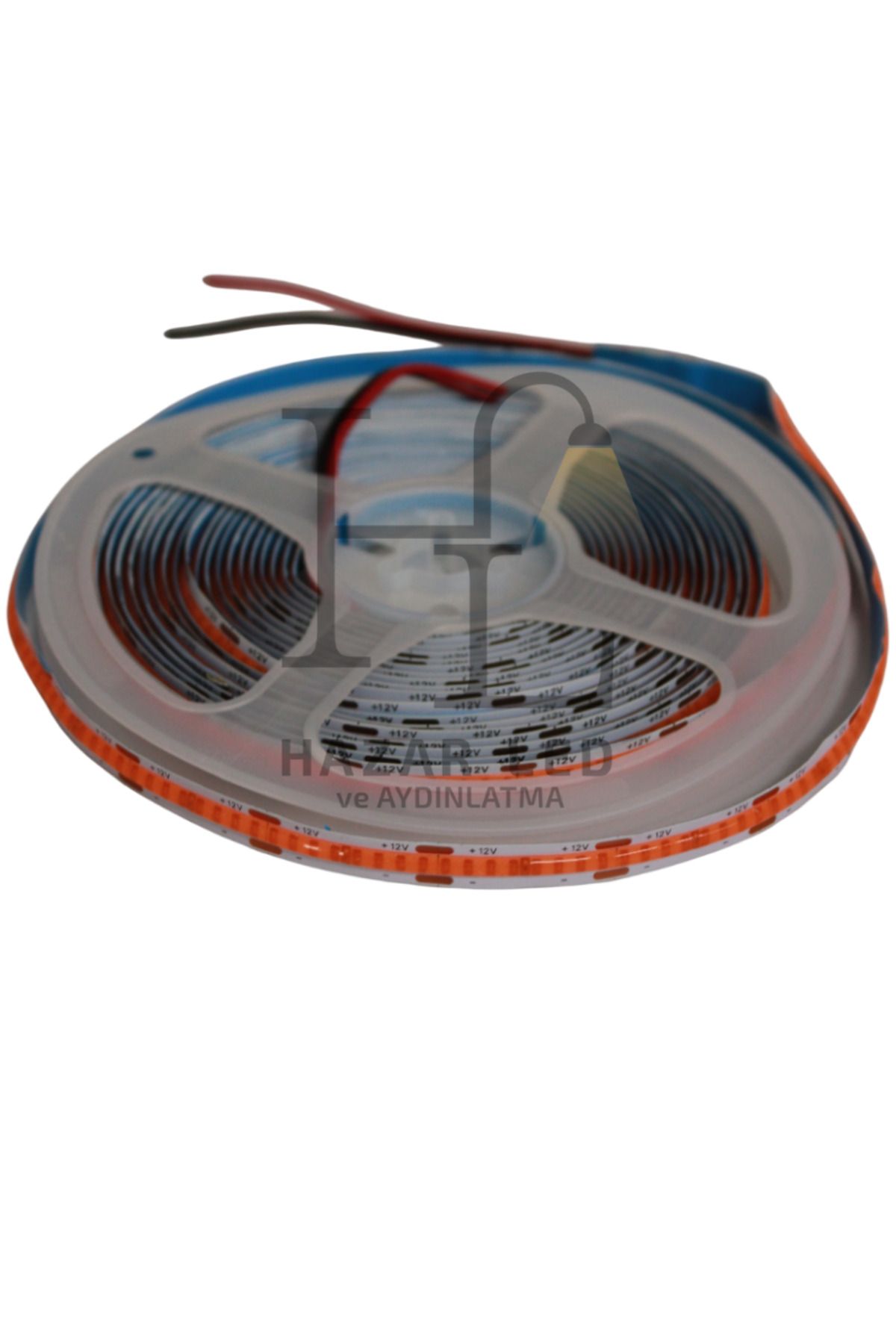 Hazar Led 12V 8MM 320 Ledli Esnek Cob Şerit Led Pembe IP20 5 Metre