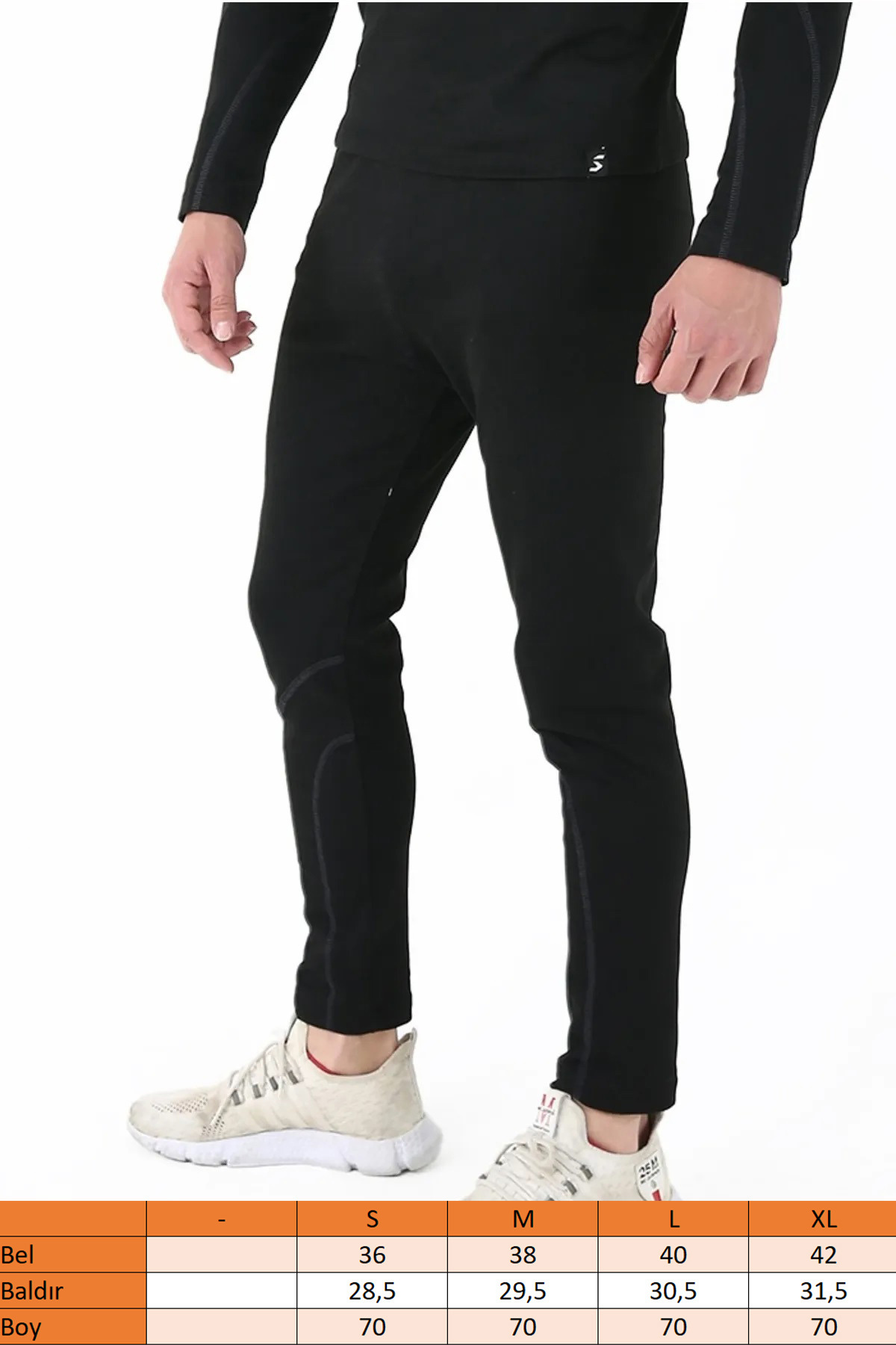 Scorp Thermo-Fit Erkek Termal İçlik Alt Kayak İçliği Siyah görsel 8