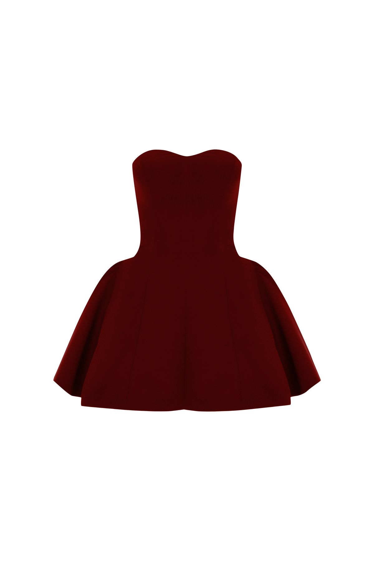 Khela The Label Crush Chronicles Dress in Burgundy