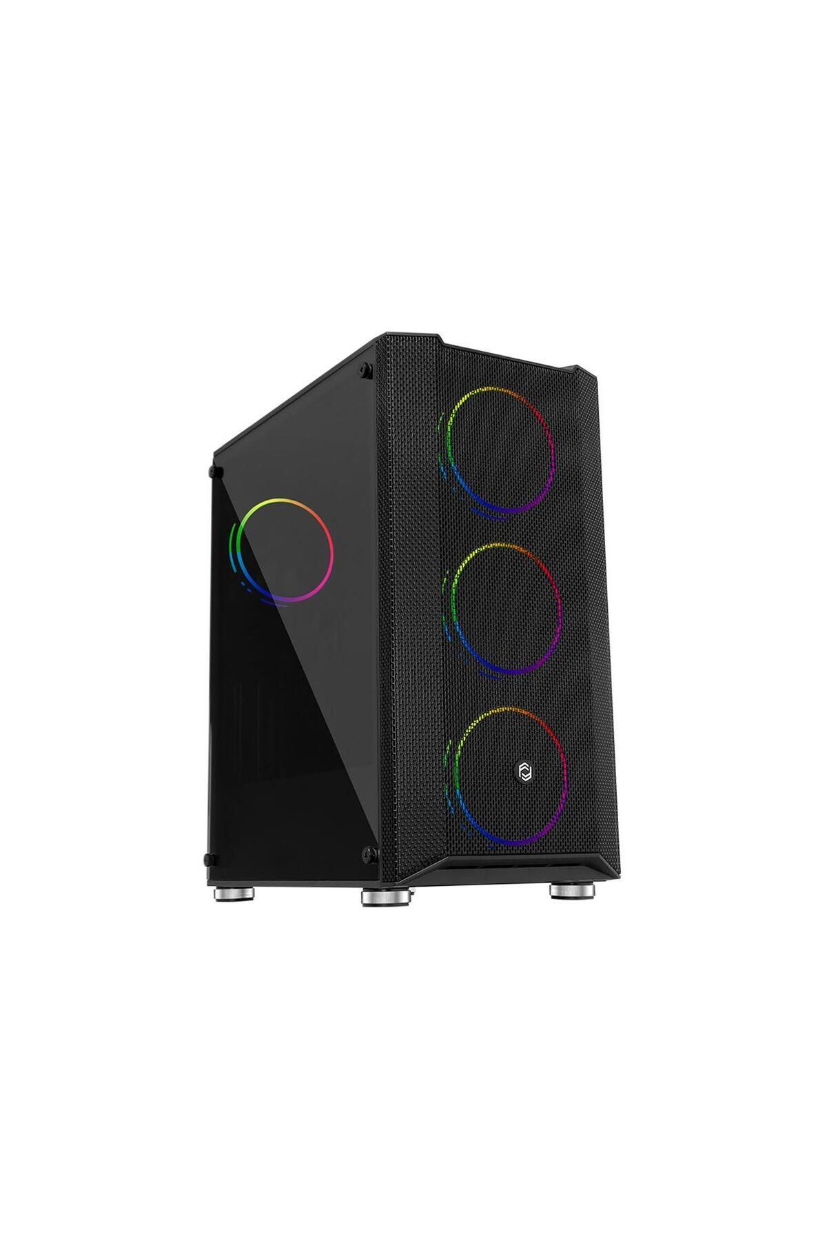 Vobotek Teknoloji Frisby FC-9405G PANDA Gaming Kasa (Double Slim Ring RGB Fan + 650W 80+)