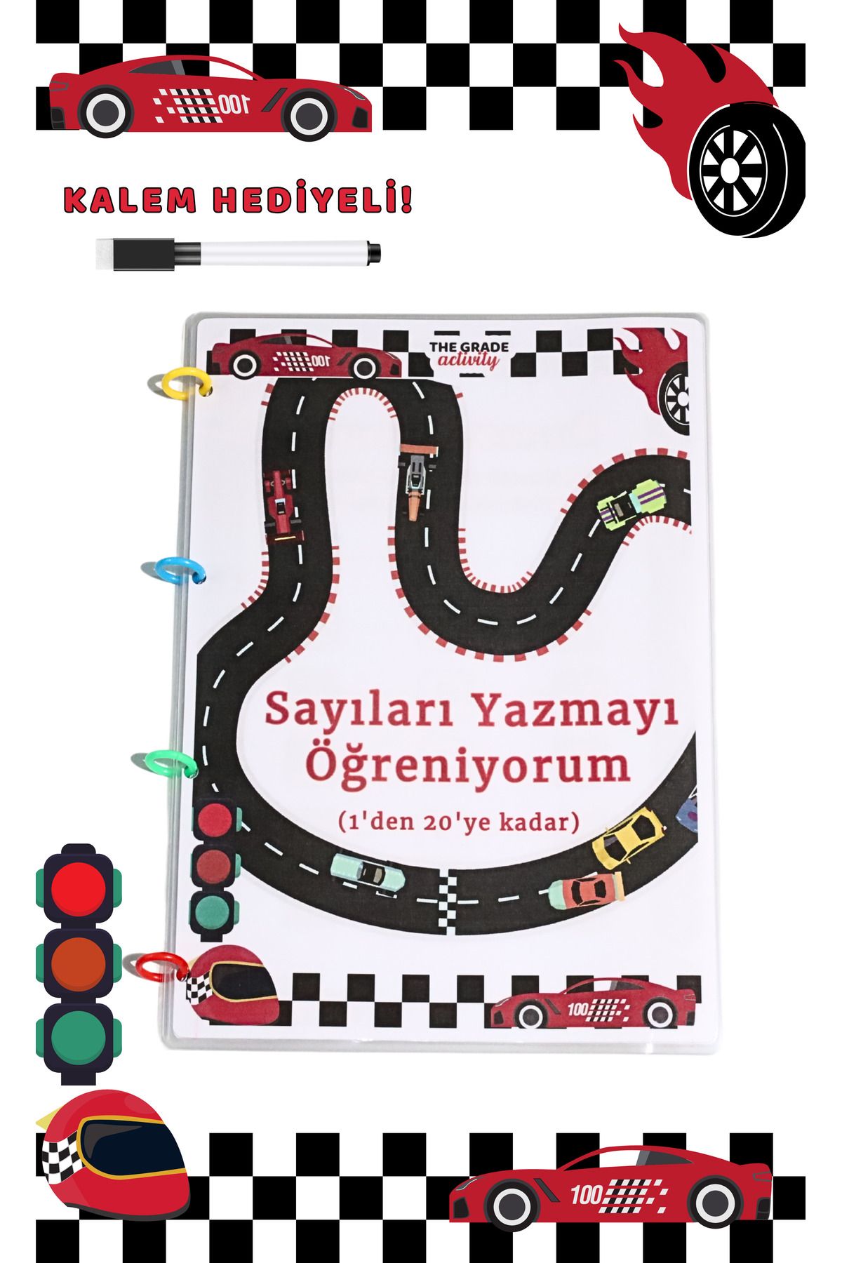 The Grade 2-6 Yaş Yaz-sil Sayıları Yazmayı Öğreniyorum Eğlenceli Ve Eğitici Set (13 SAYFA-A4 BOYUTUNDA)