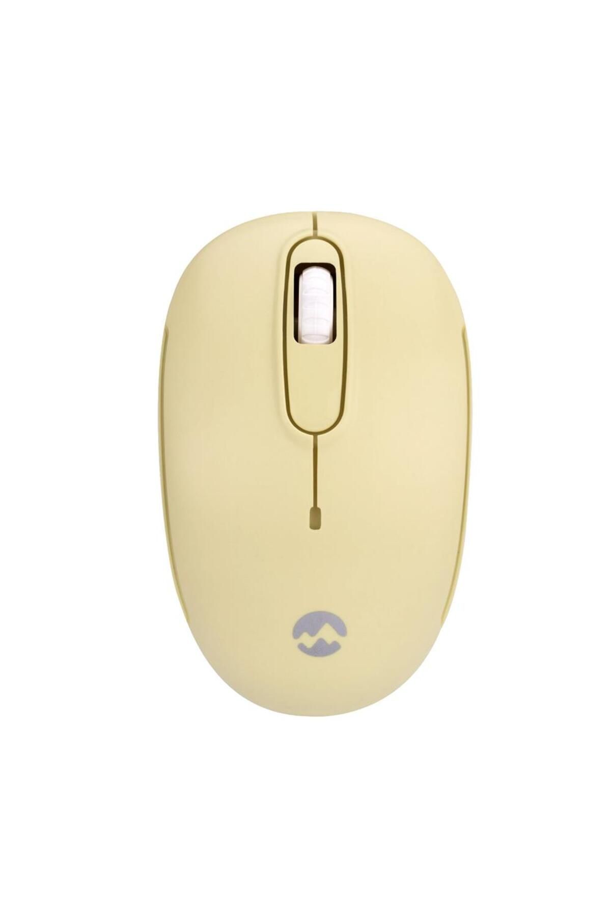 Vobotek Teknoloji SMW-666 USB Sarı 2.4 GHZ Optik Kablosuz Mouse 1500Dpı